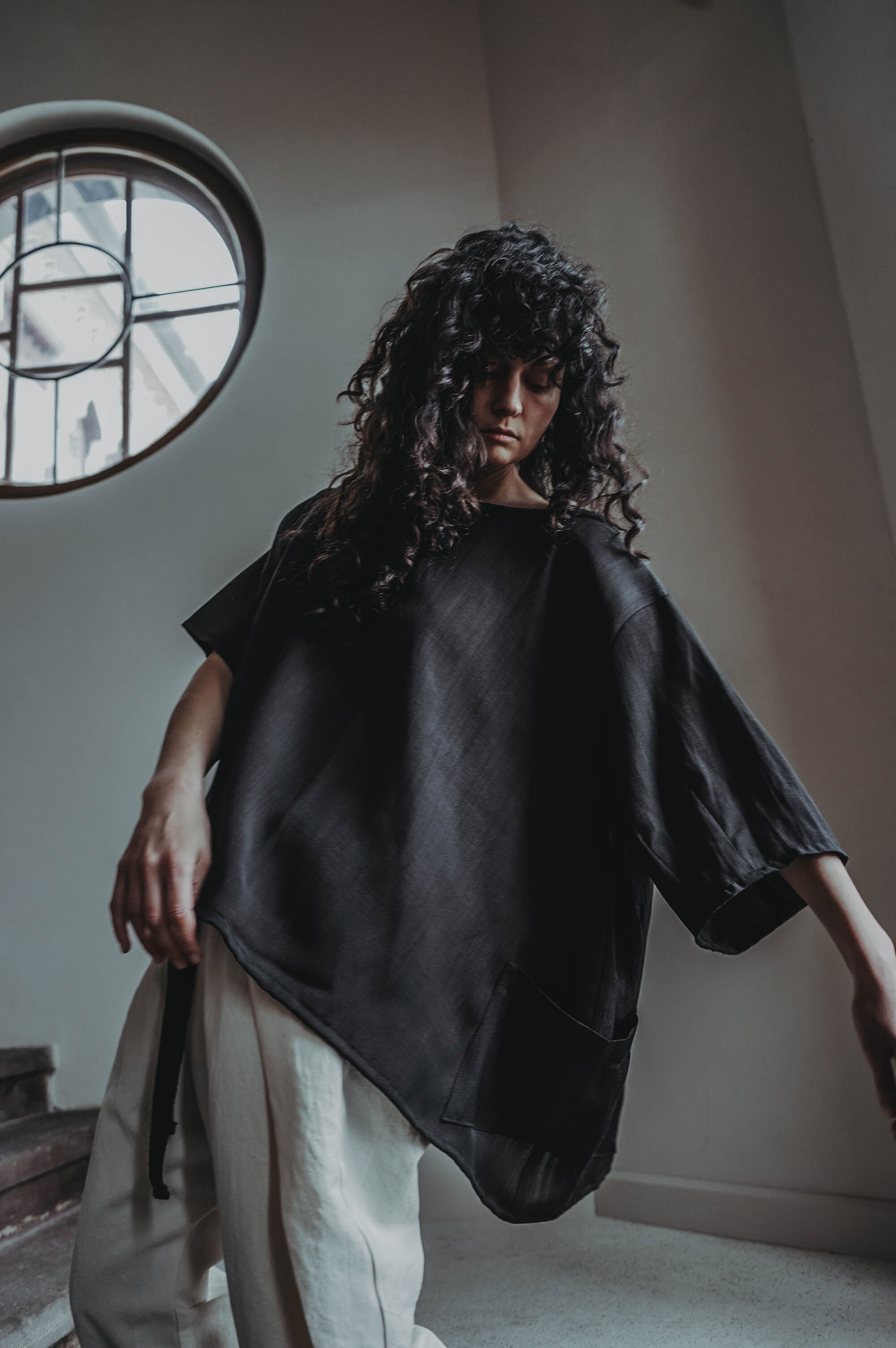 Slow Drive Linen Top