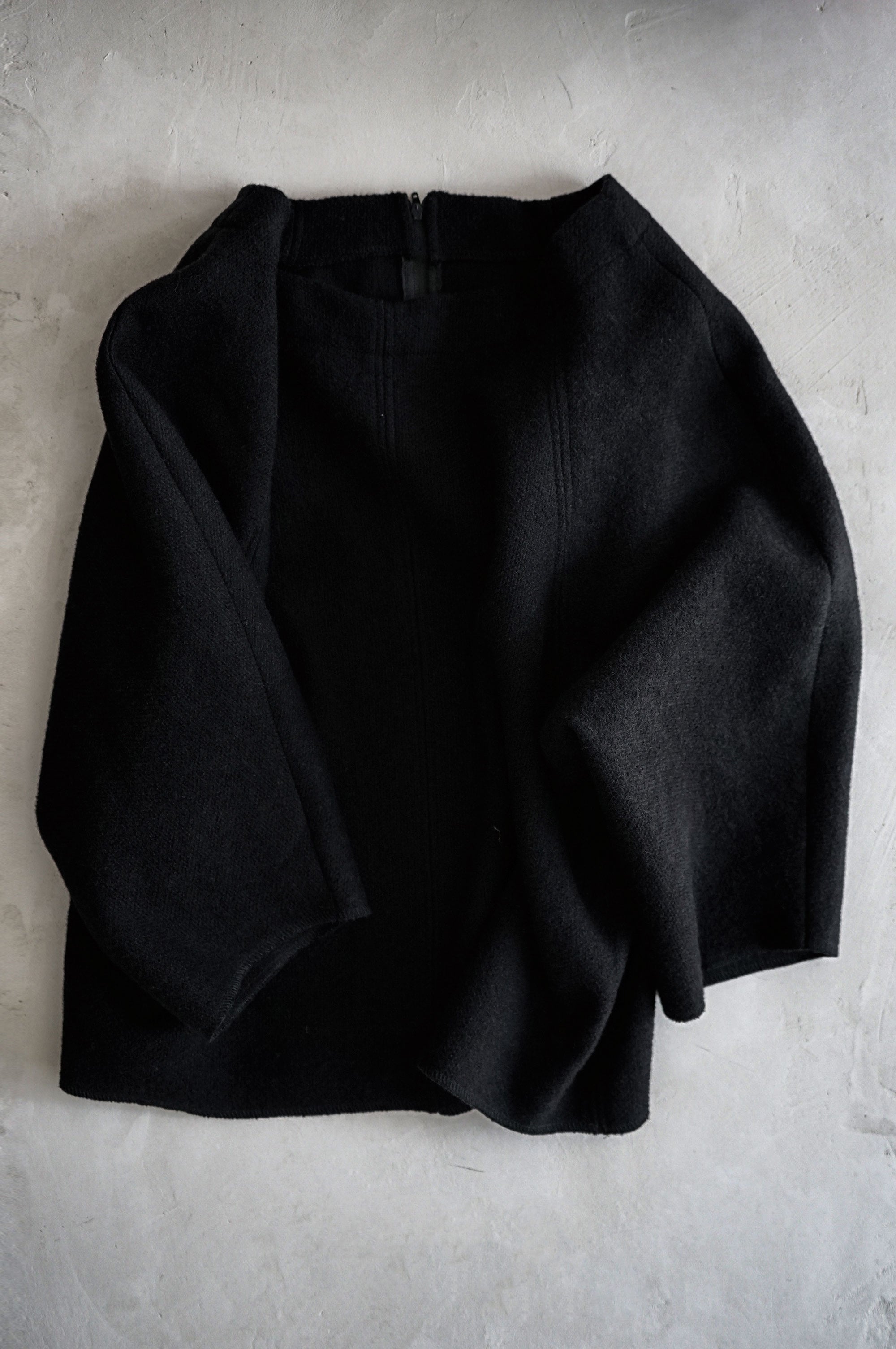 Black Wool Top