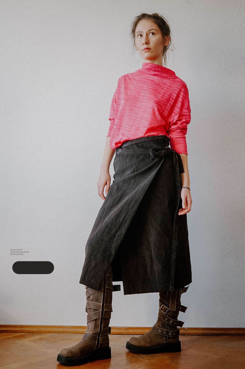 Apple Asymmetrical Skirt