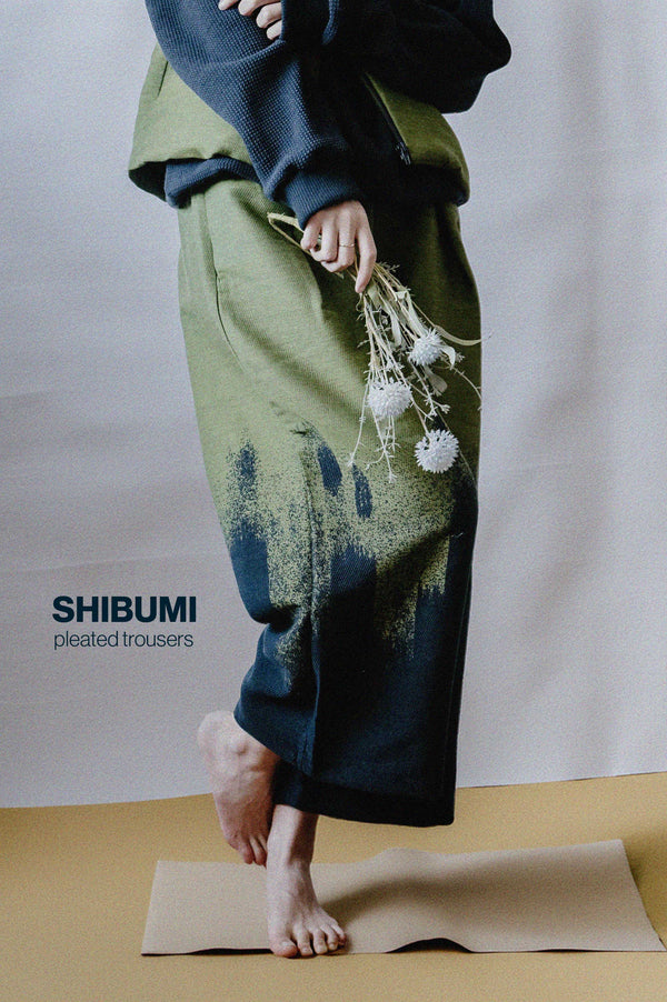 Shibumi pleated trousers