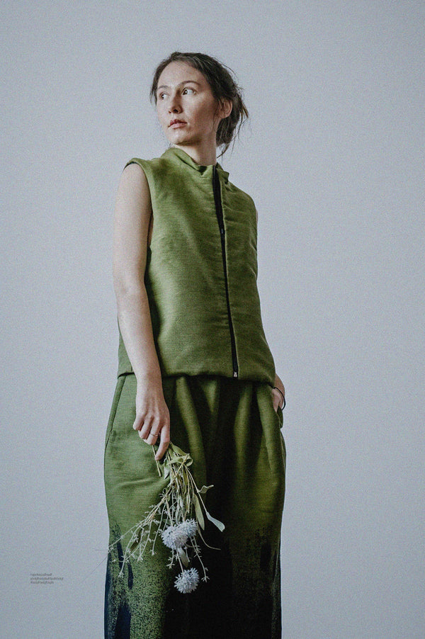 Wool vest (Green)