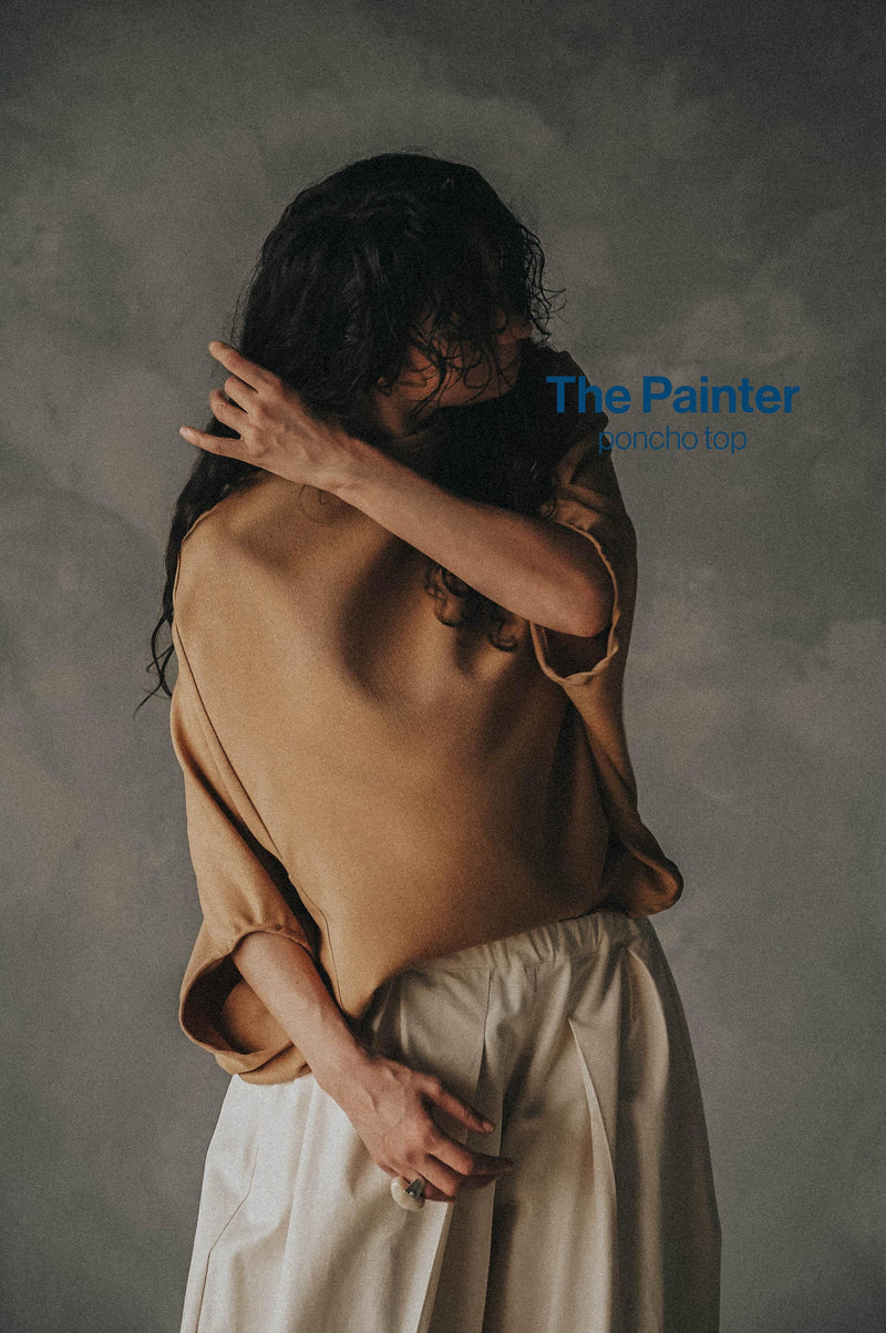 THE PAINTER PONCHO TOP