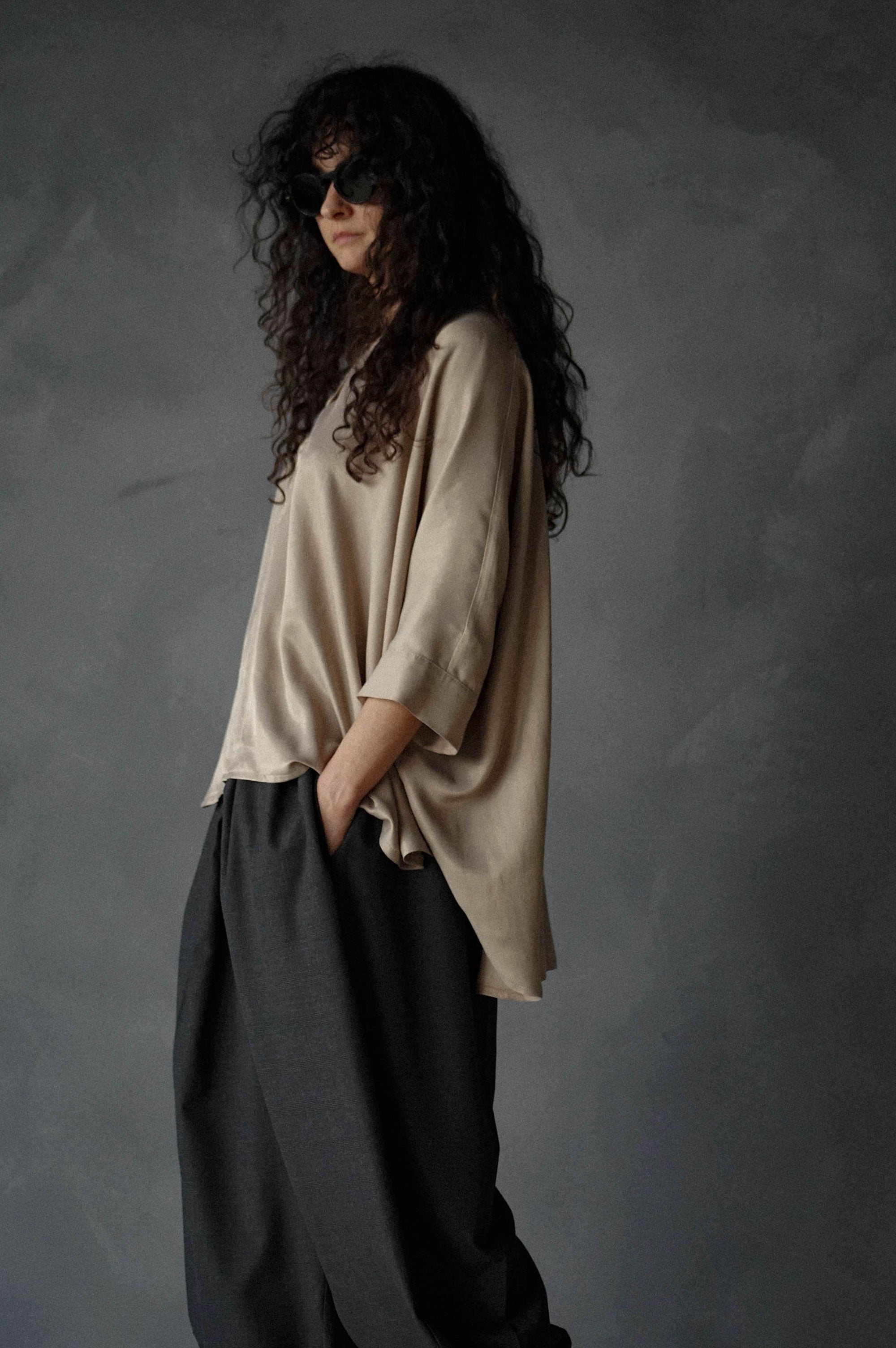 LAY WITH ME SILK SHIRT
