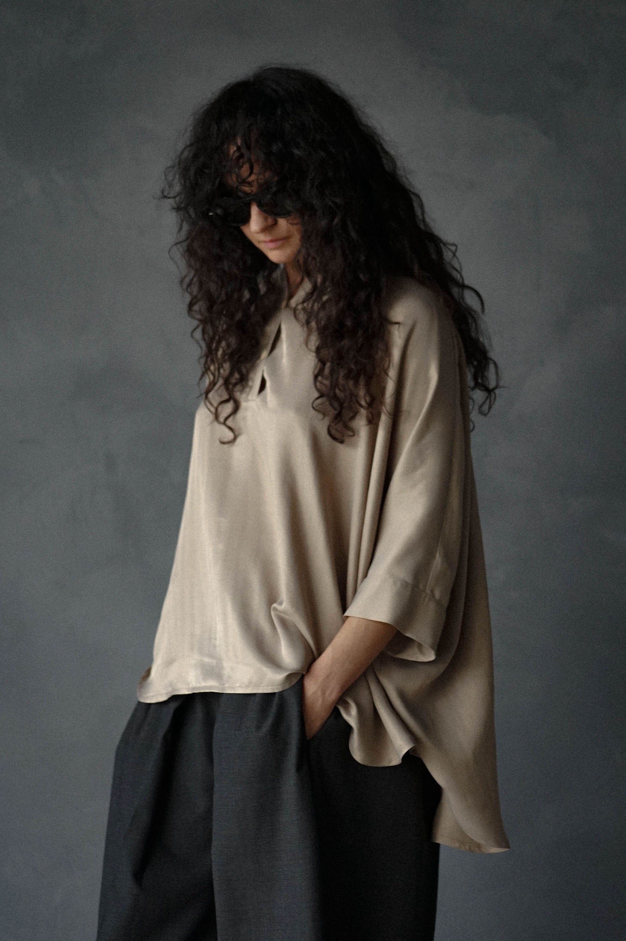 LAY WITH ME SILK SHIRT