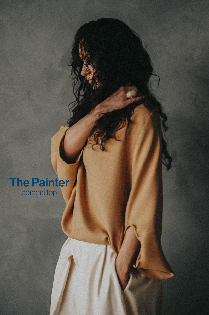 THE PAINTER PONCHO TOP