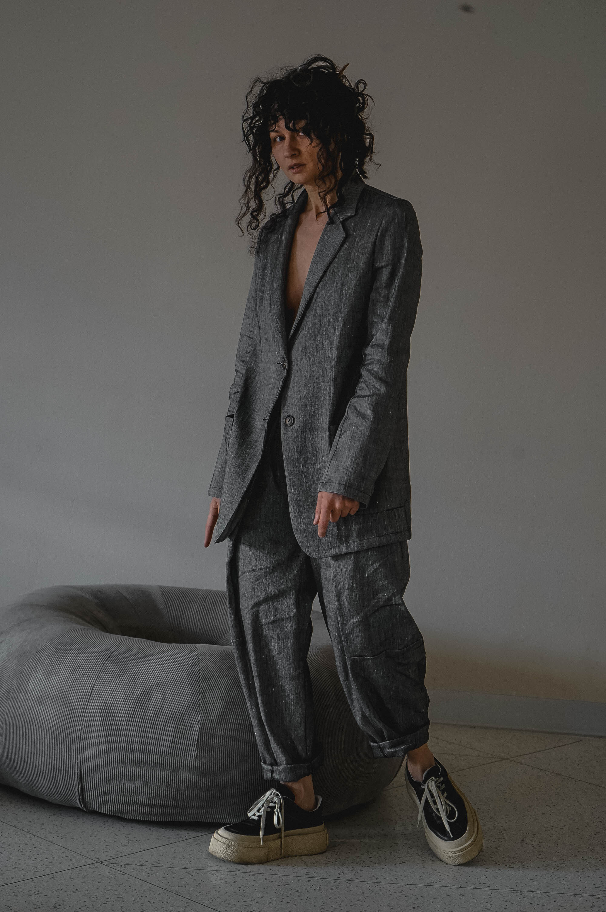 Linen blazer