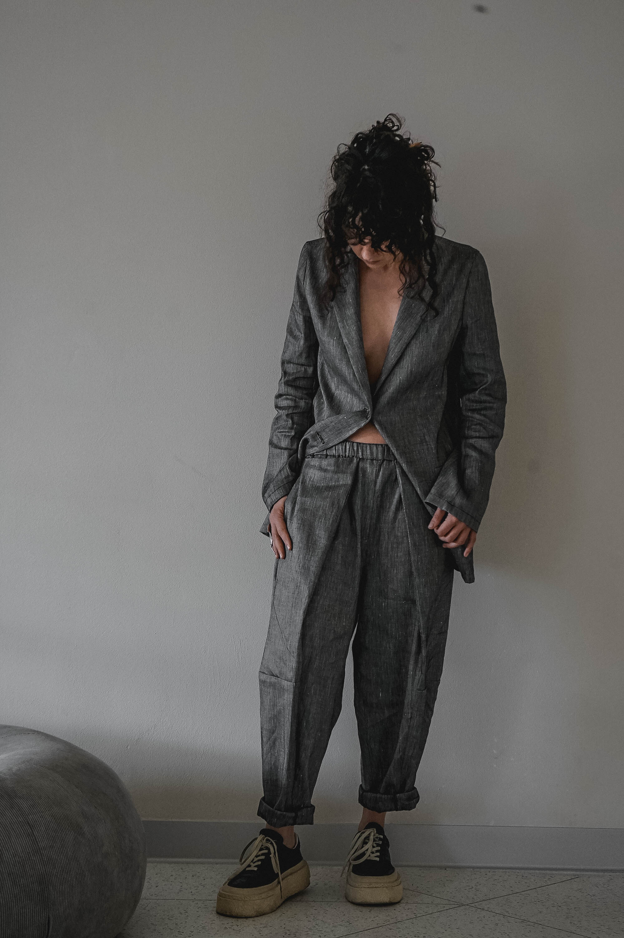 Street No 7 Linen Trousers