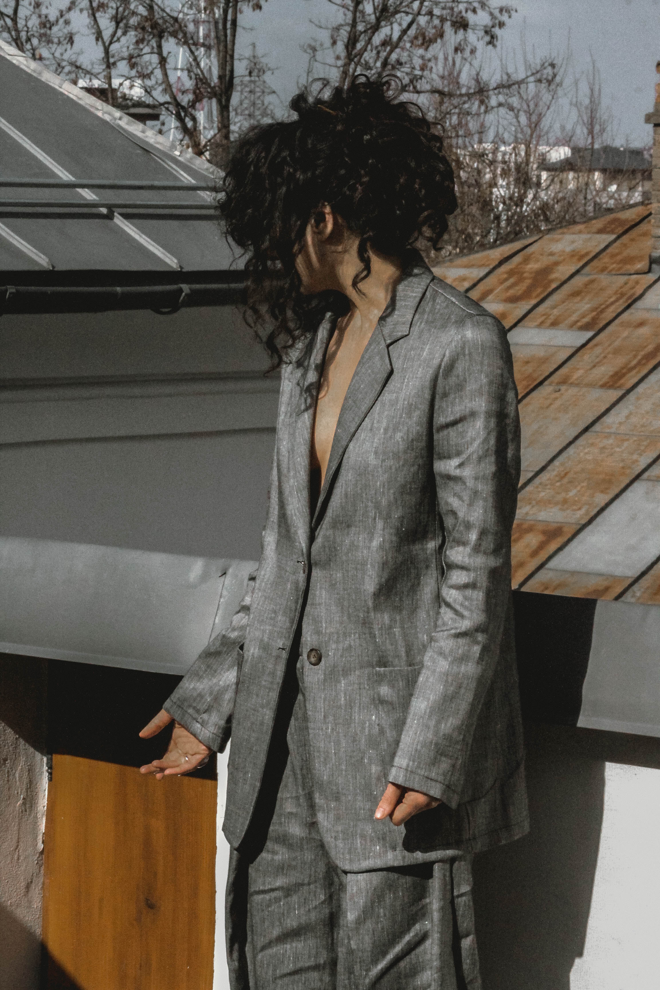 Street No 7 Linen Trousers