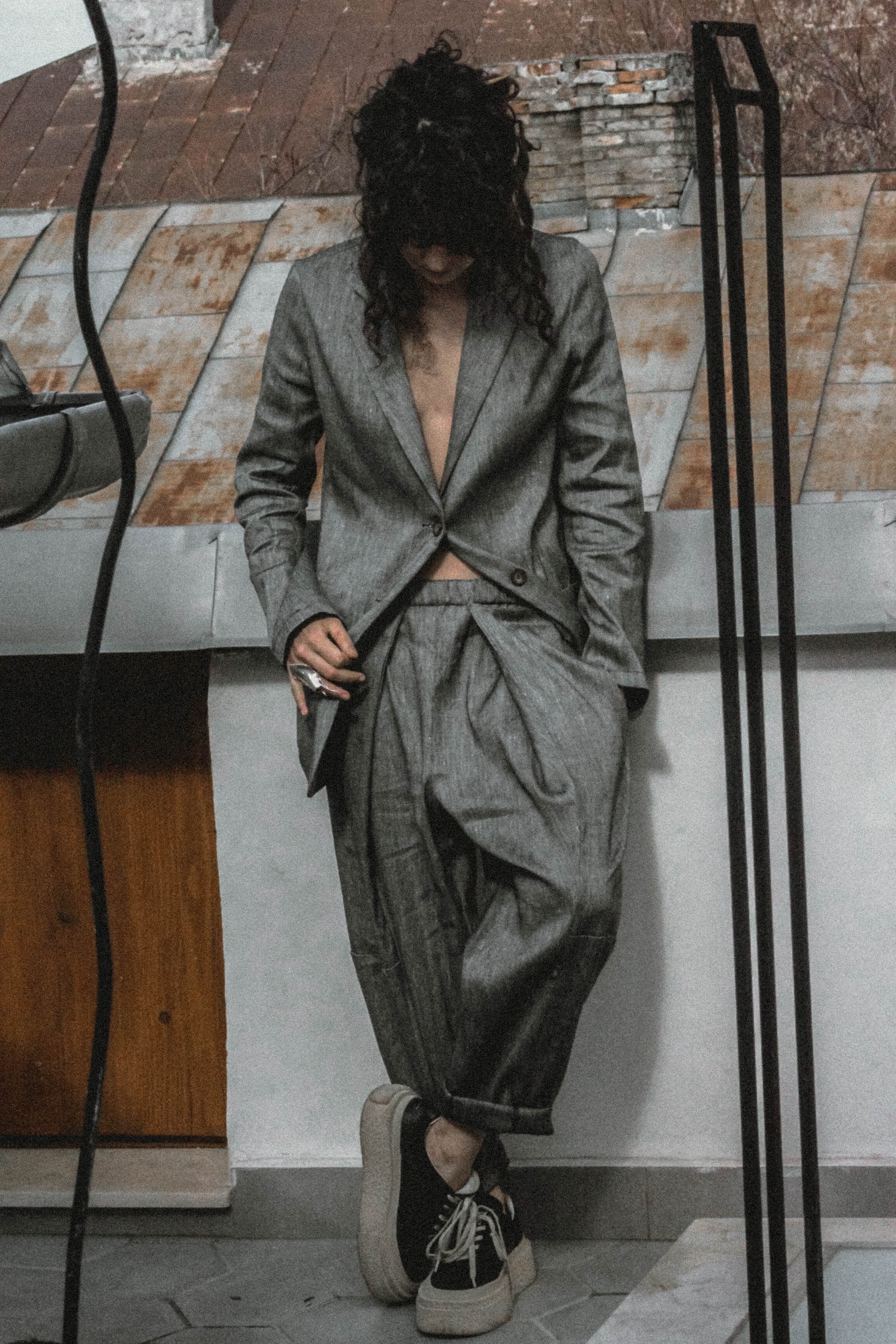 Street No 7 Linen Trousers