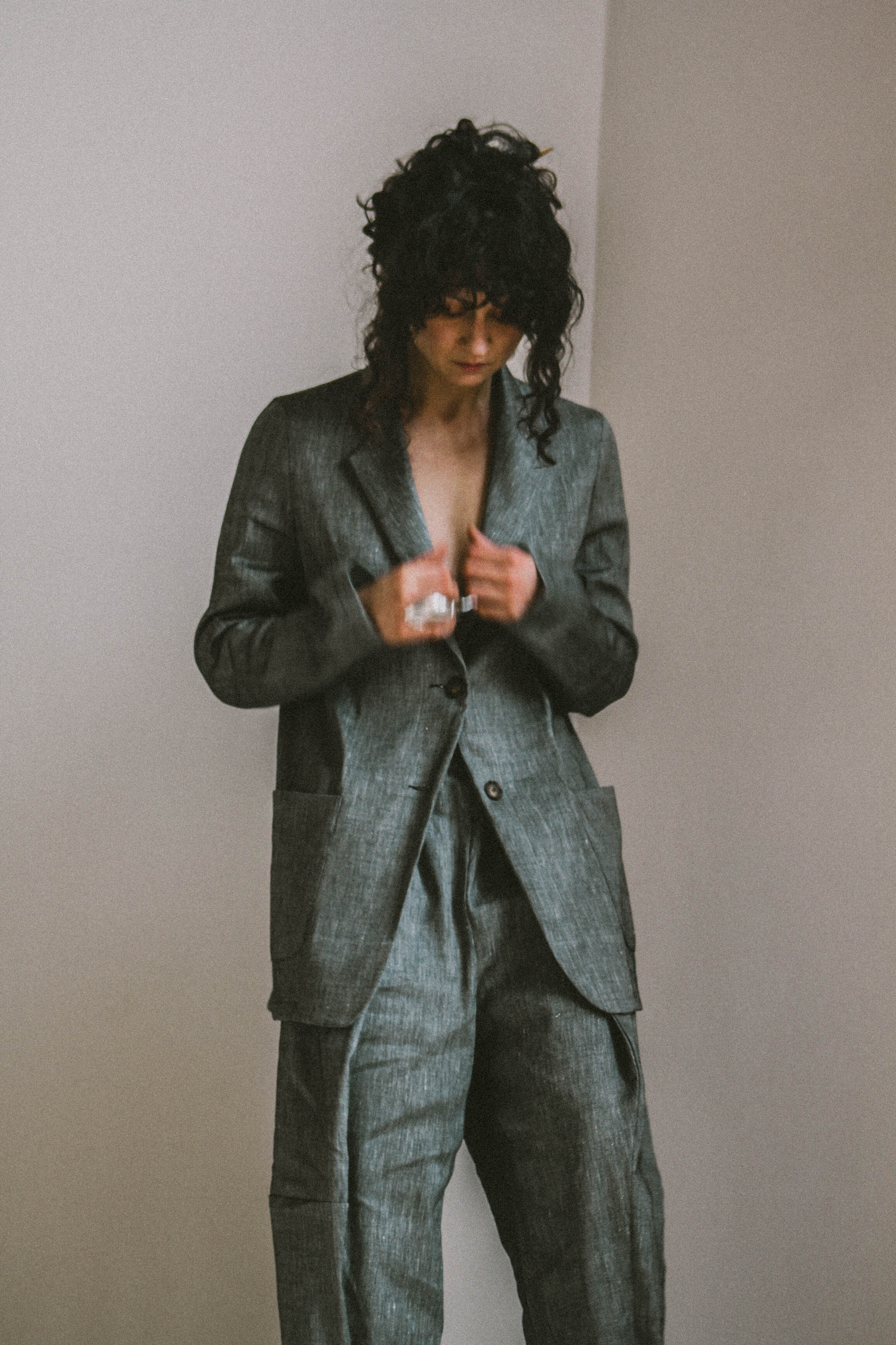 Street No 7 Linen Trousers