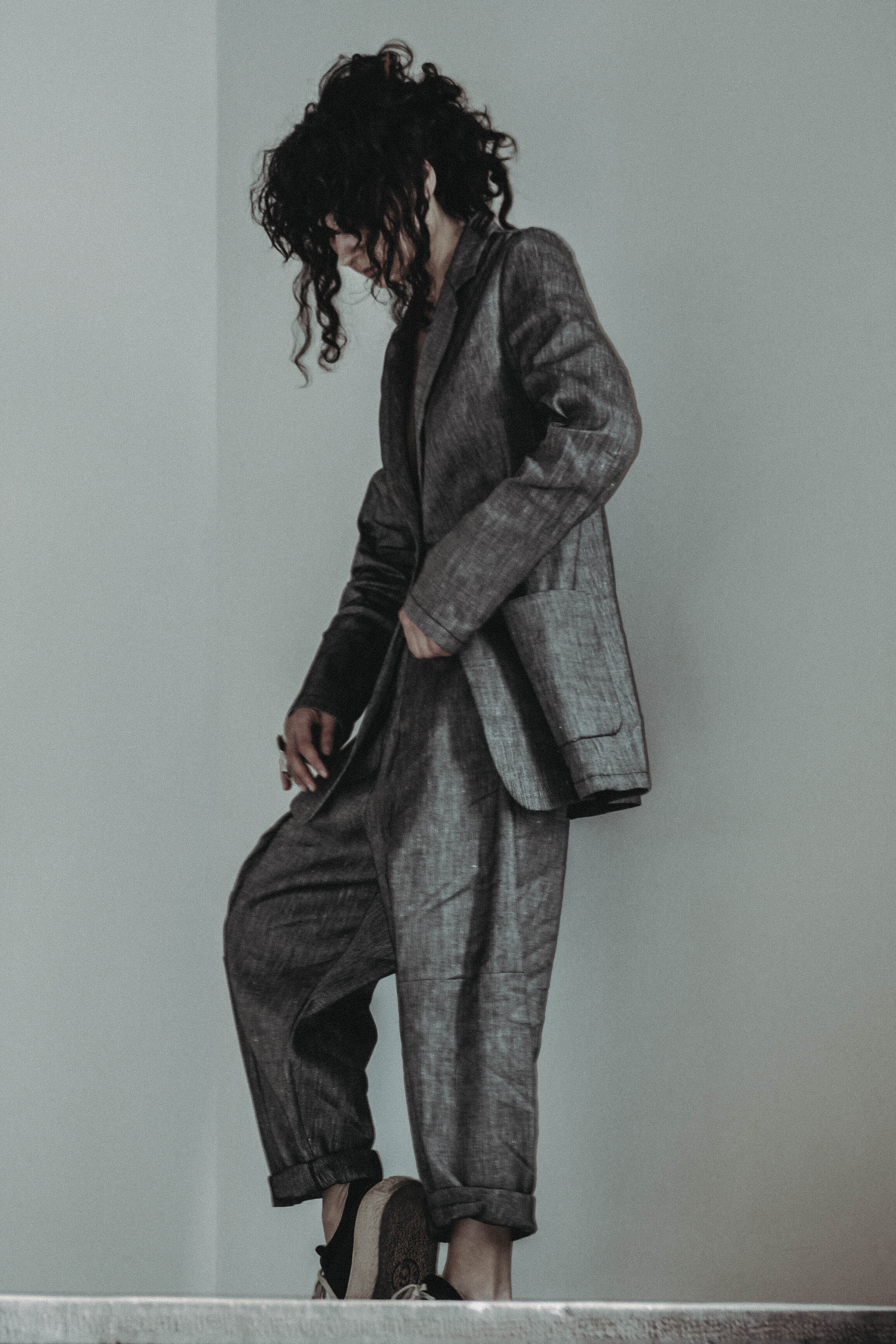 Street No 7 Linen Trousers