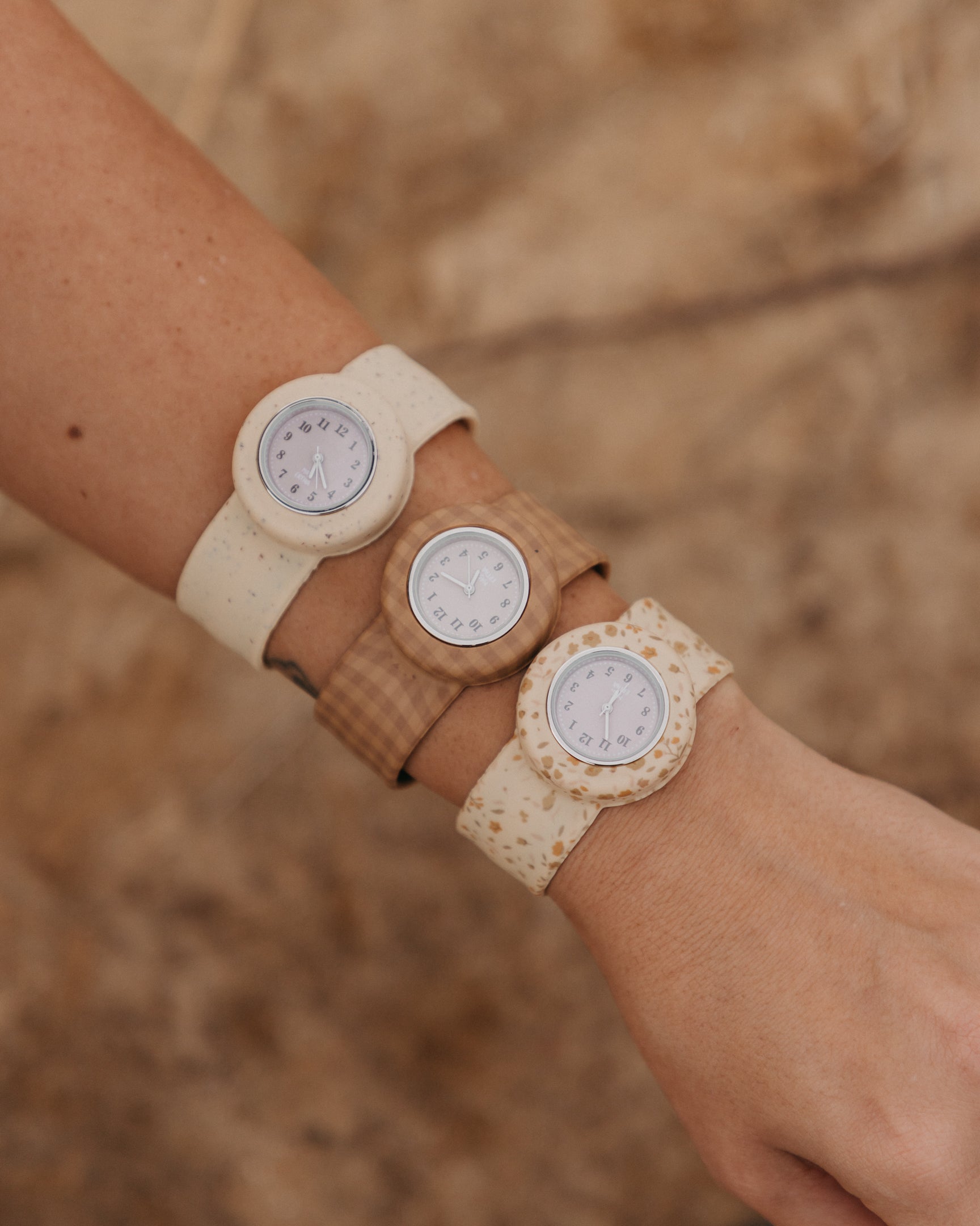 MRS ERTHA'S STRAPIES WATCH Vintage Squares