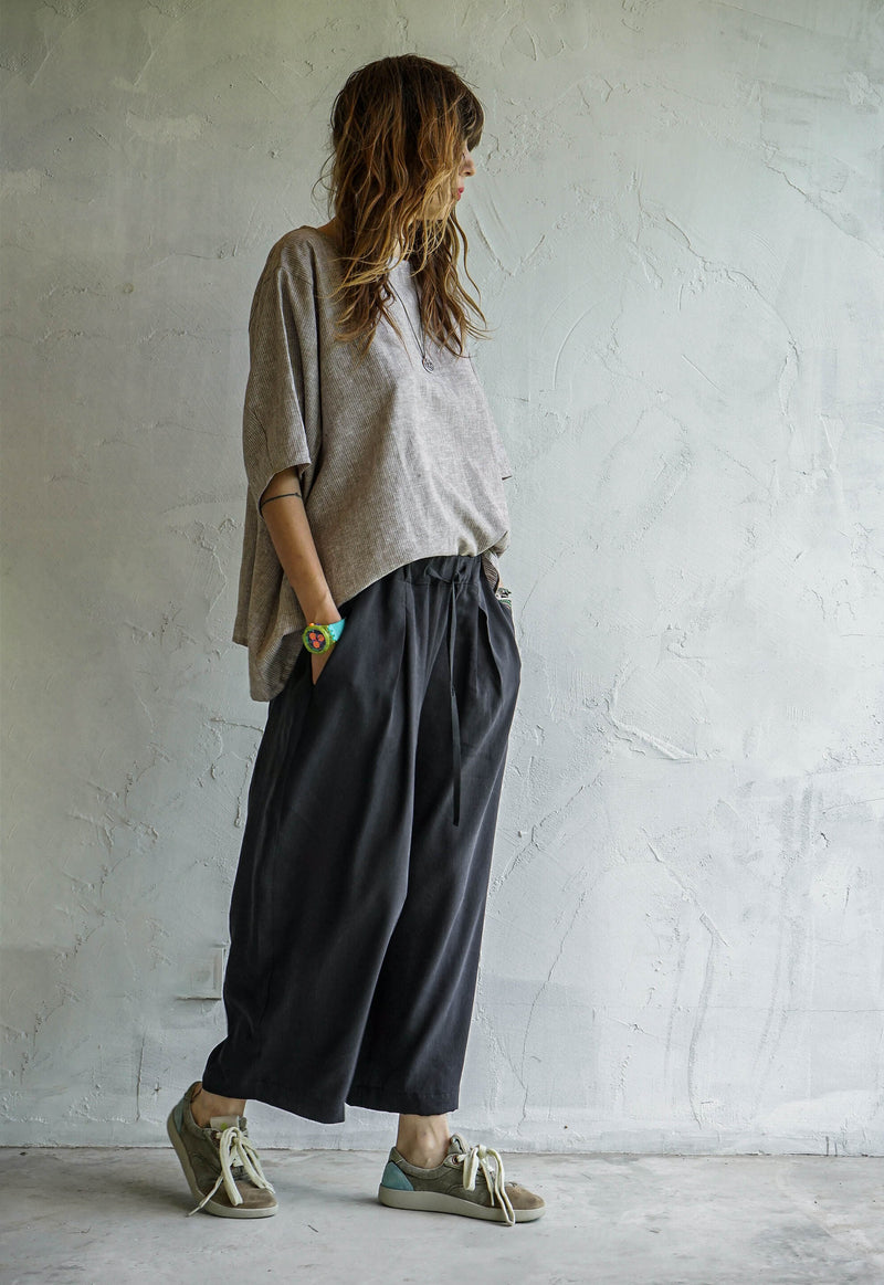BARE EARTH LINEN TROUSERS