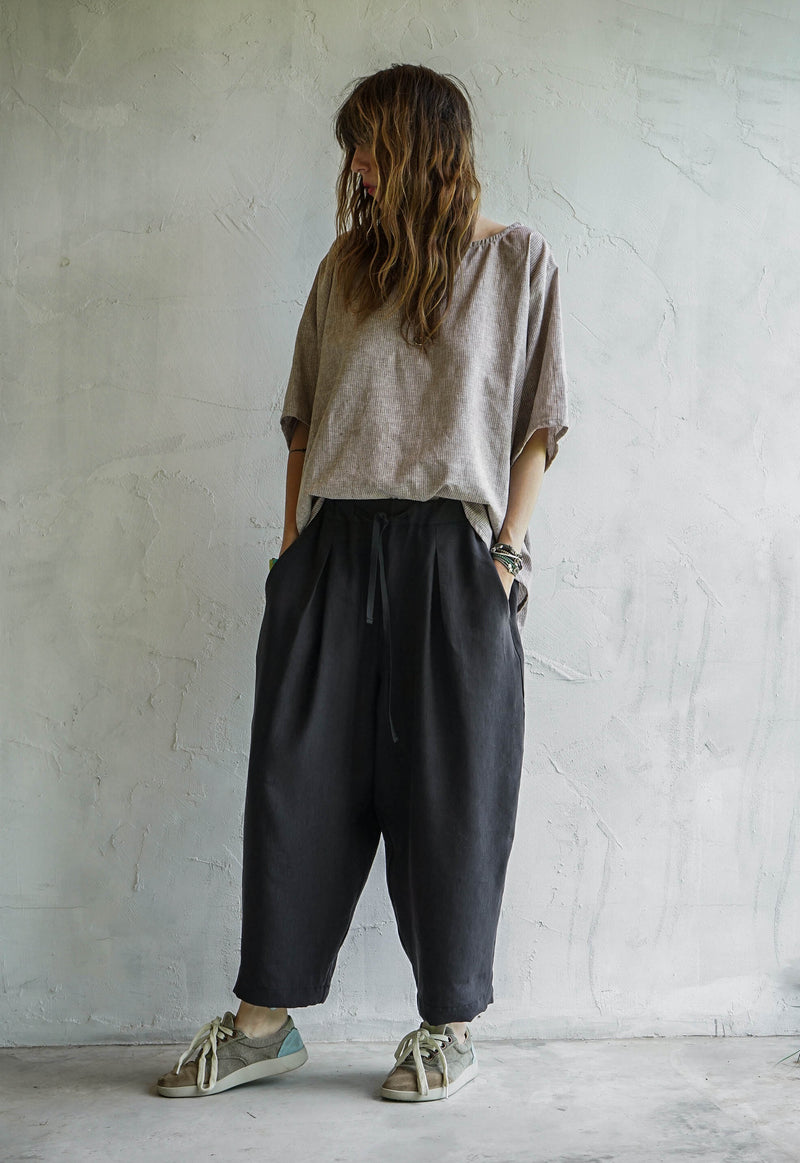 BARE EARTH LINEN TROUSERS