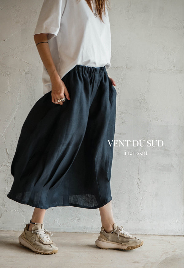 Vent du sud linen skirt
