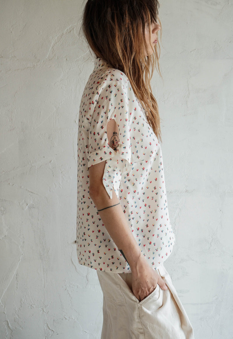 Moss Mist Viscose shirt