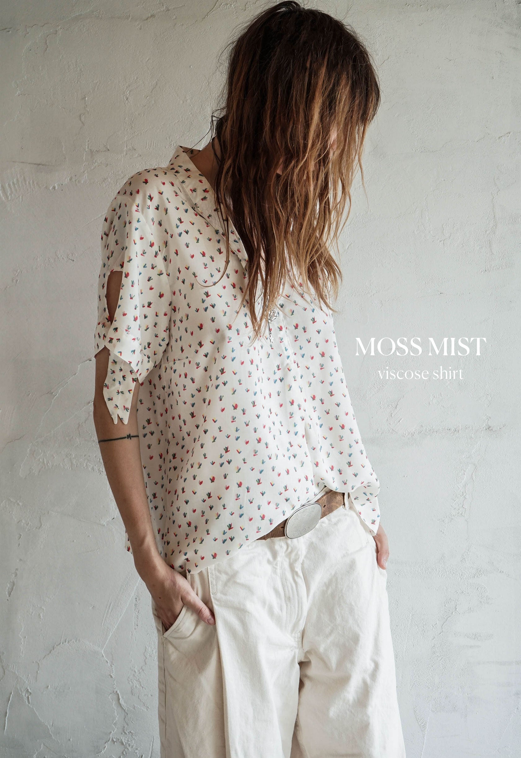 Moss Mist Viscose shirt