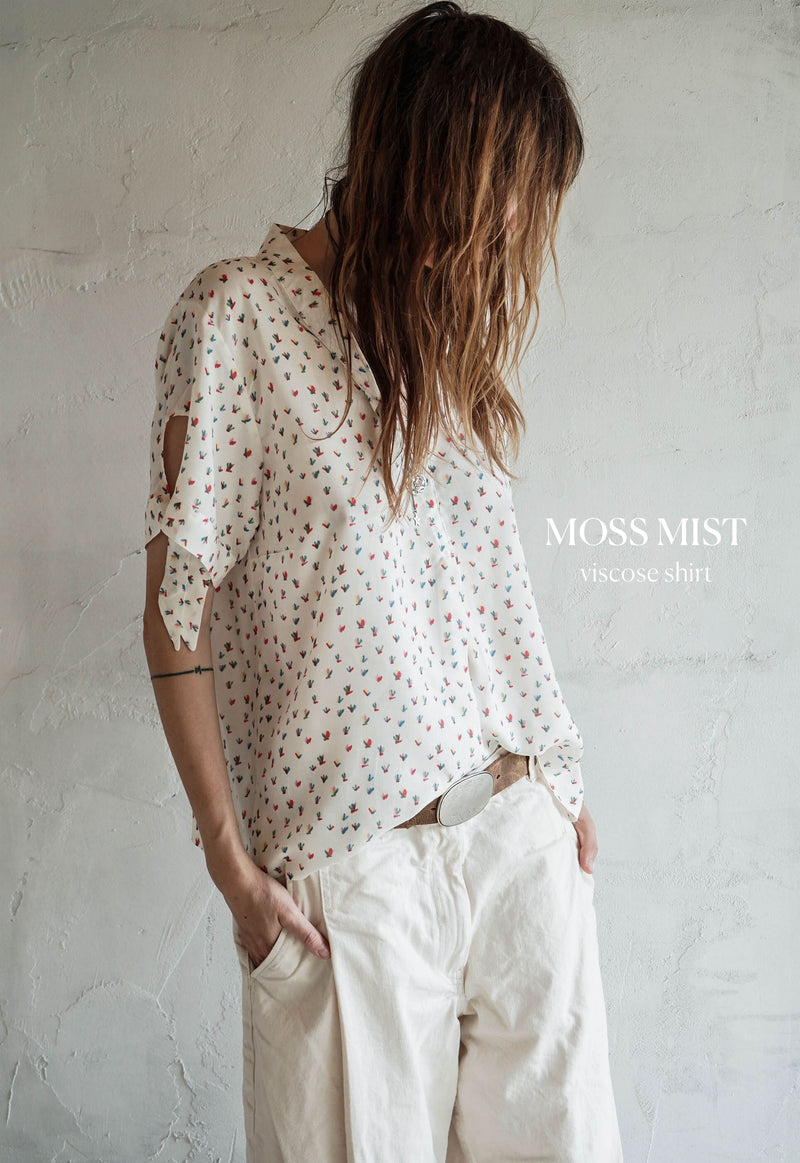 Moss Mist Viscose shirt