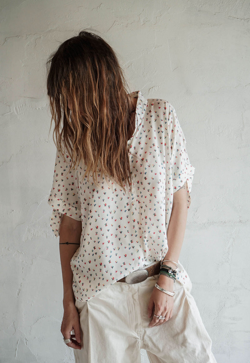 Moss Mist Viscose shirt