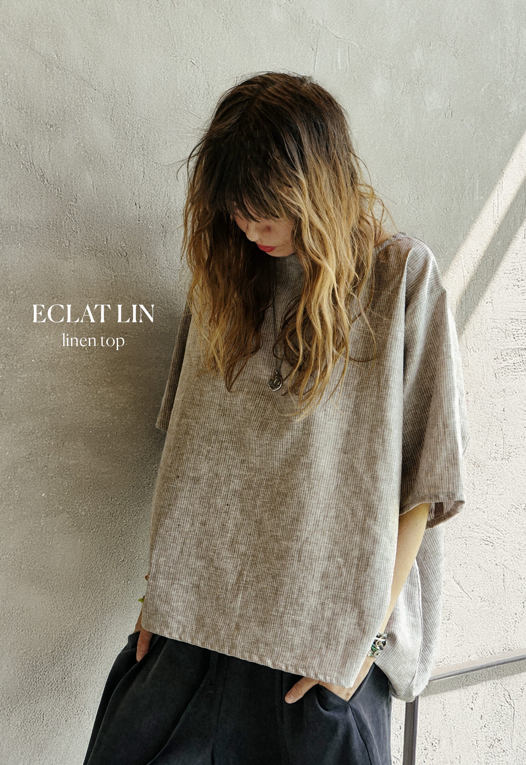 ECLAT LINEN TOP