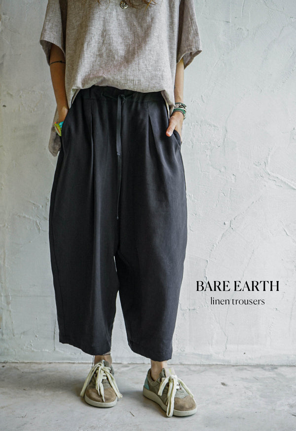 BARE EARTH LINEN TROUSERS