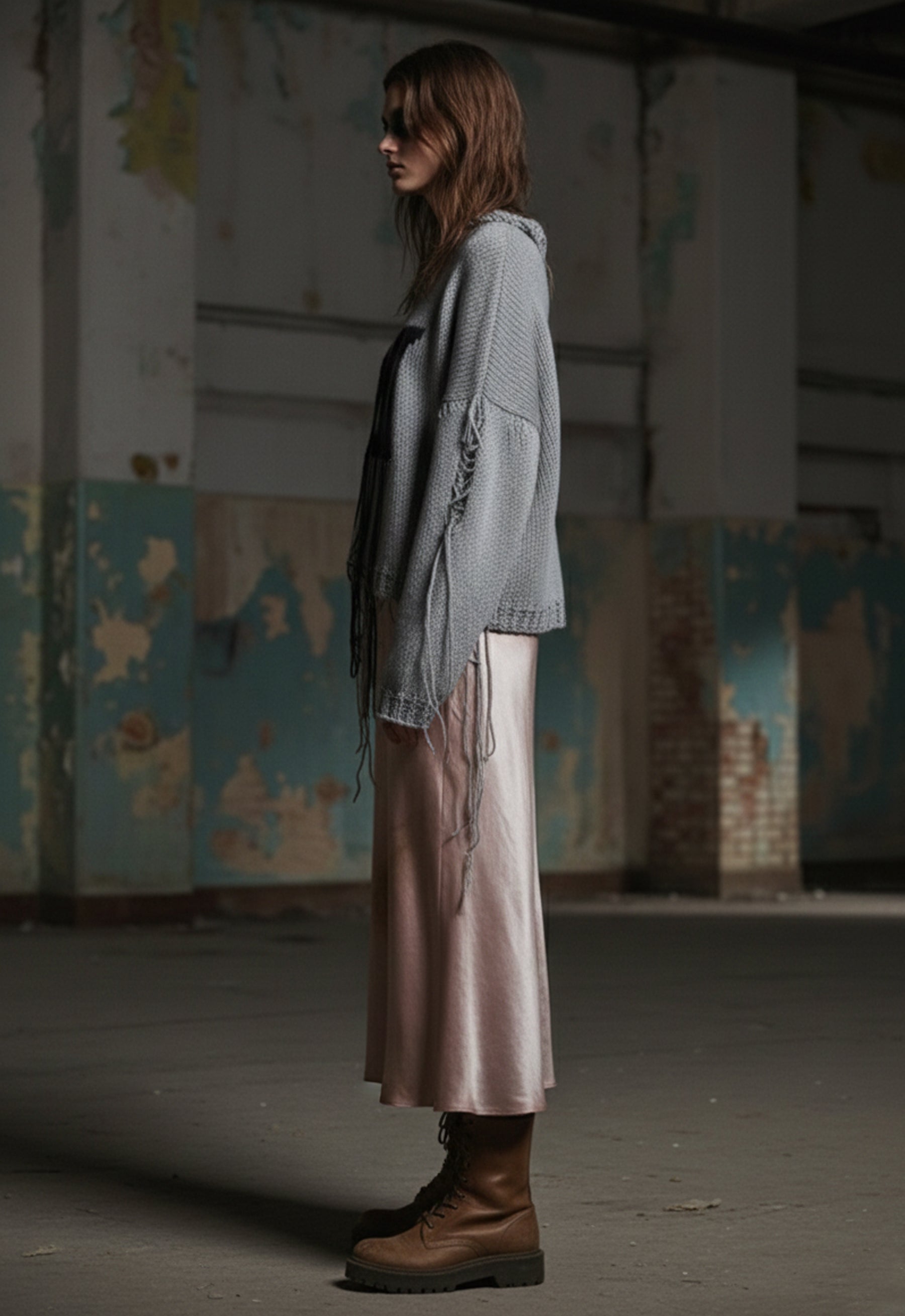 Inner Script Hand Knitted Top