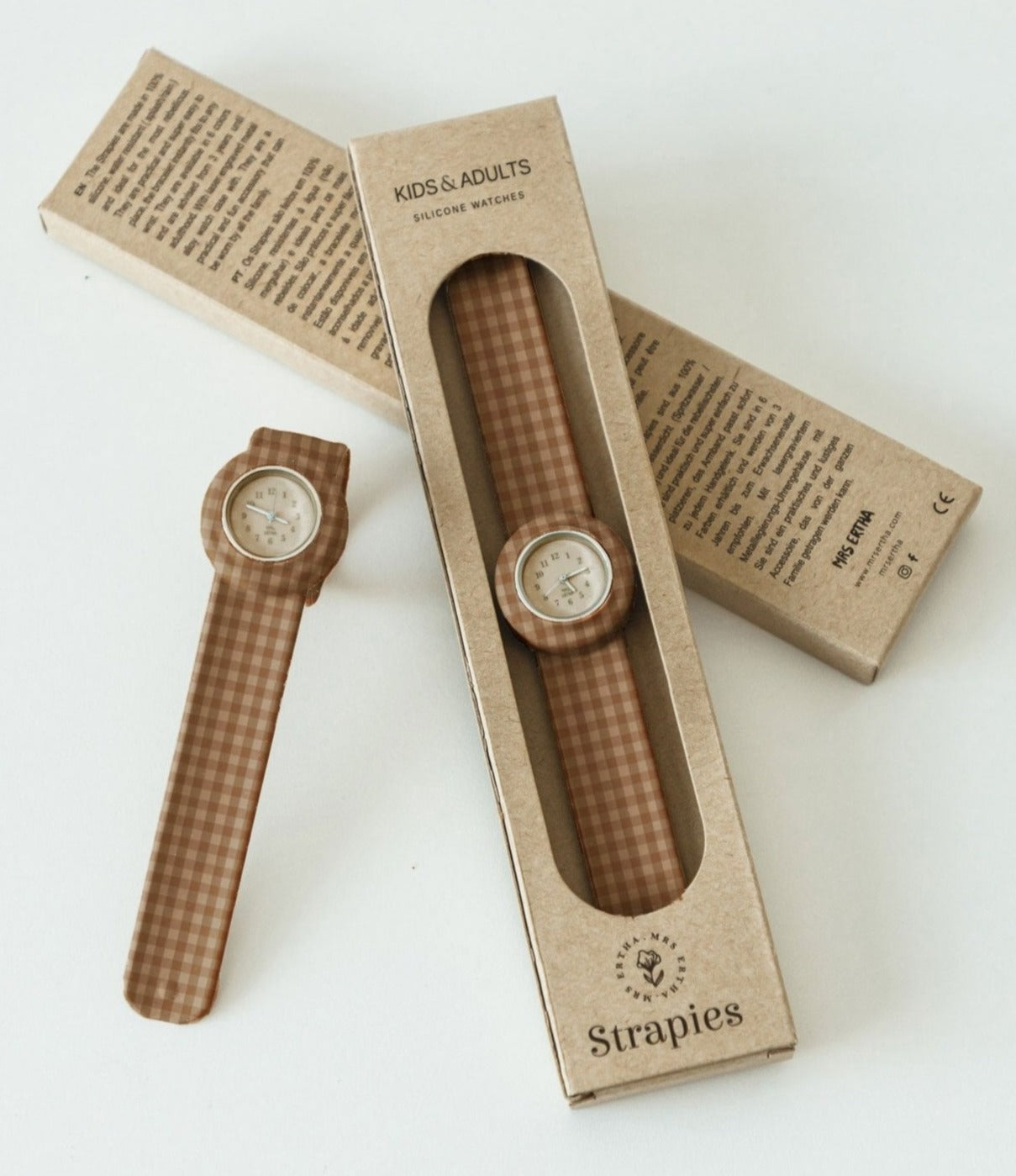 MRS ERTHA'S STRAPIES WATCH Vintage Squares