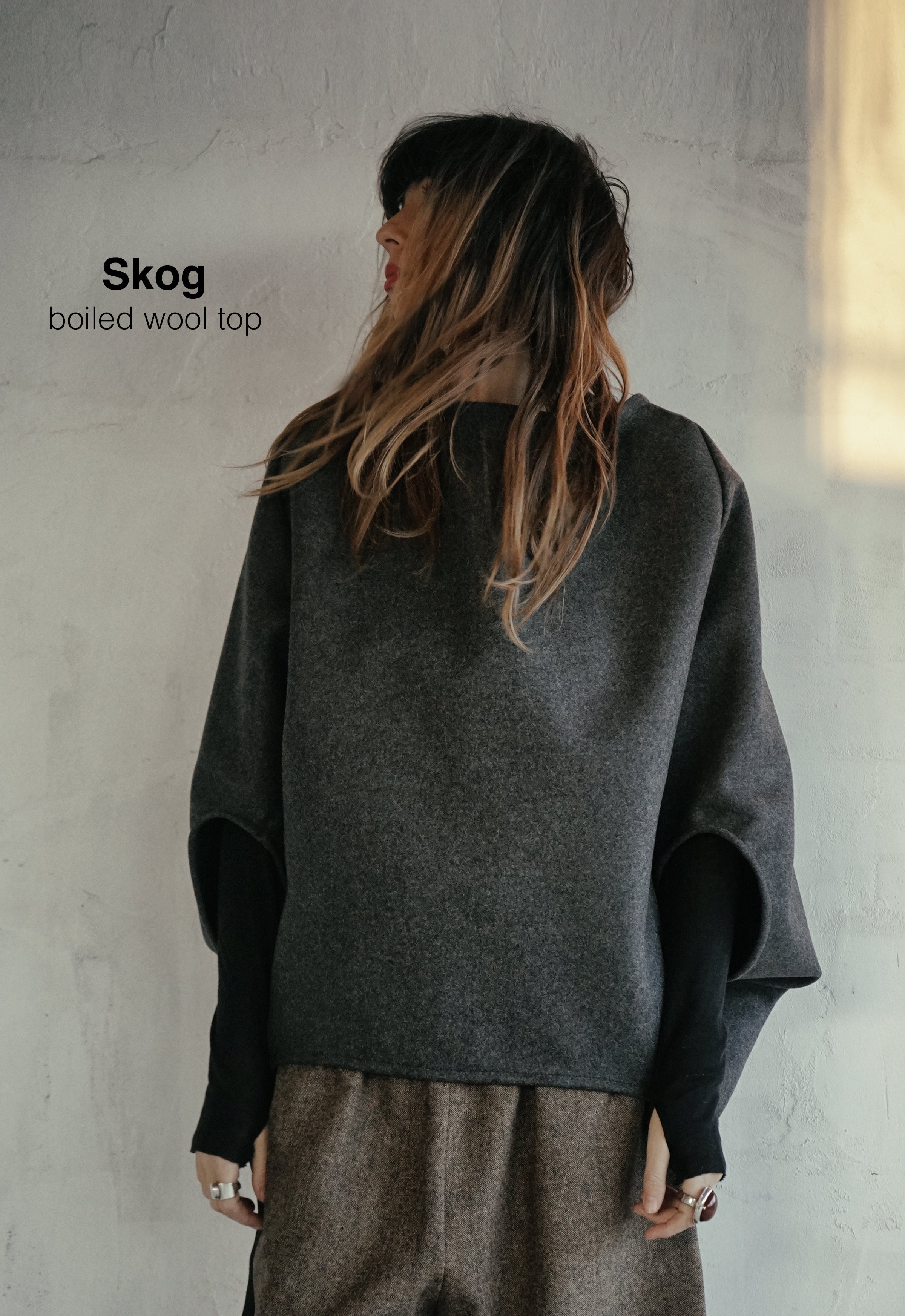 SKOG BOILED WOOL TOP