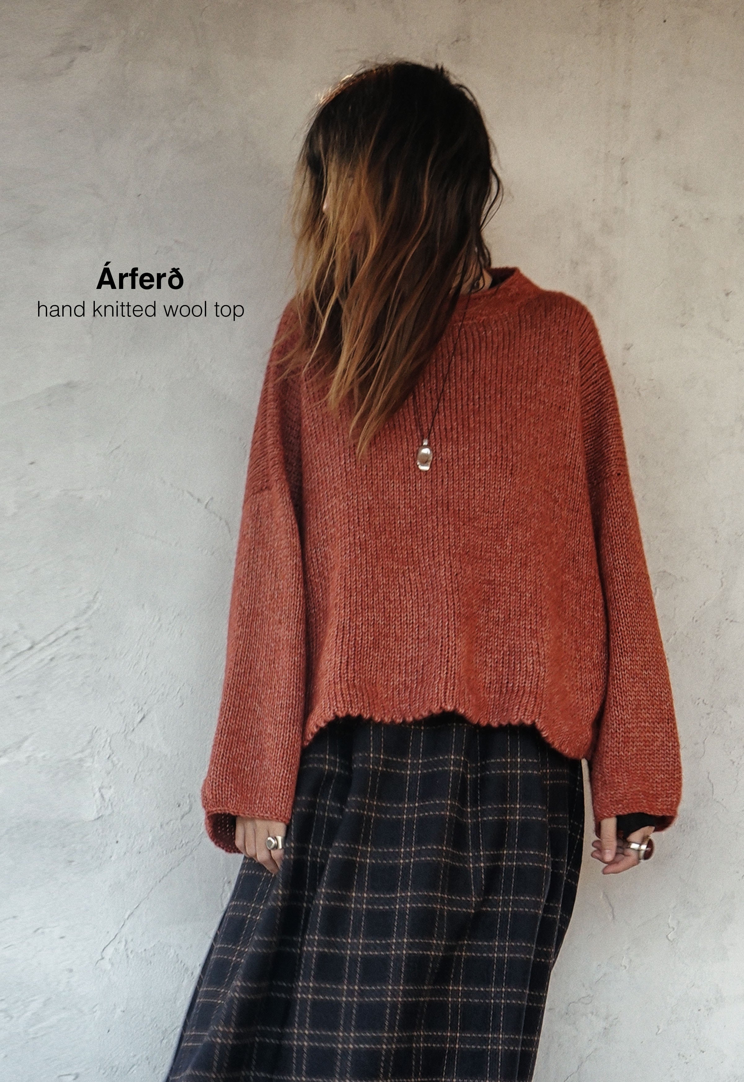 Arfero Hand knitted wool sweater