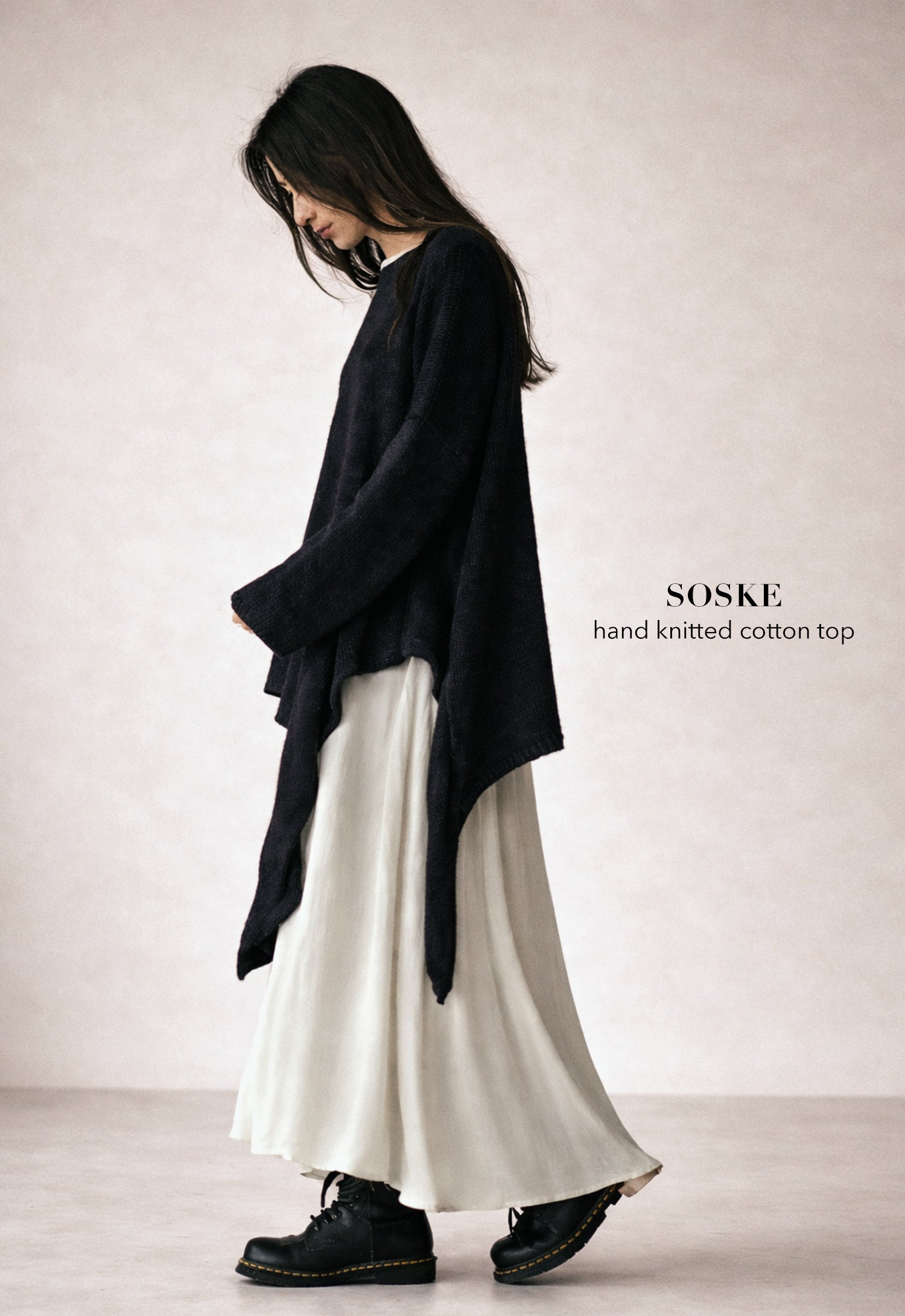 SOSKE HAND KNITTED COTTON TOP