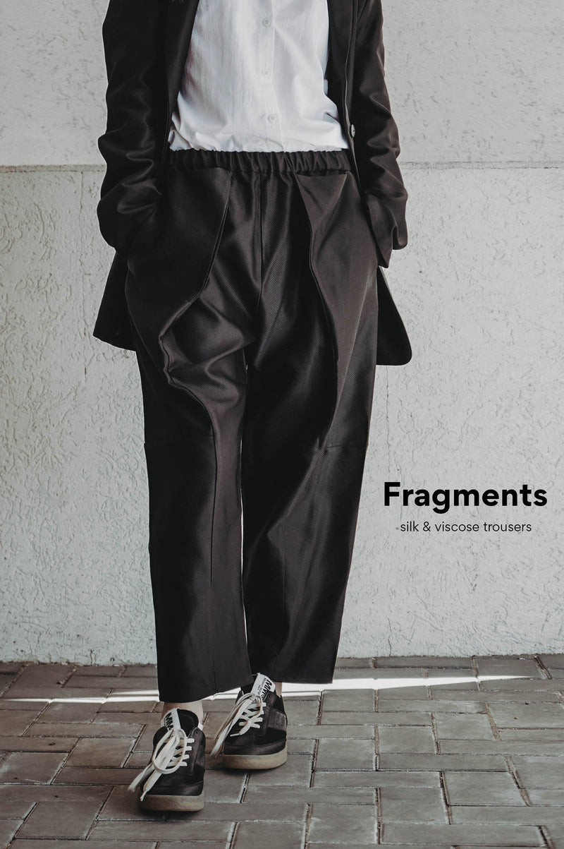 Fragments Pleated Trousers