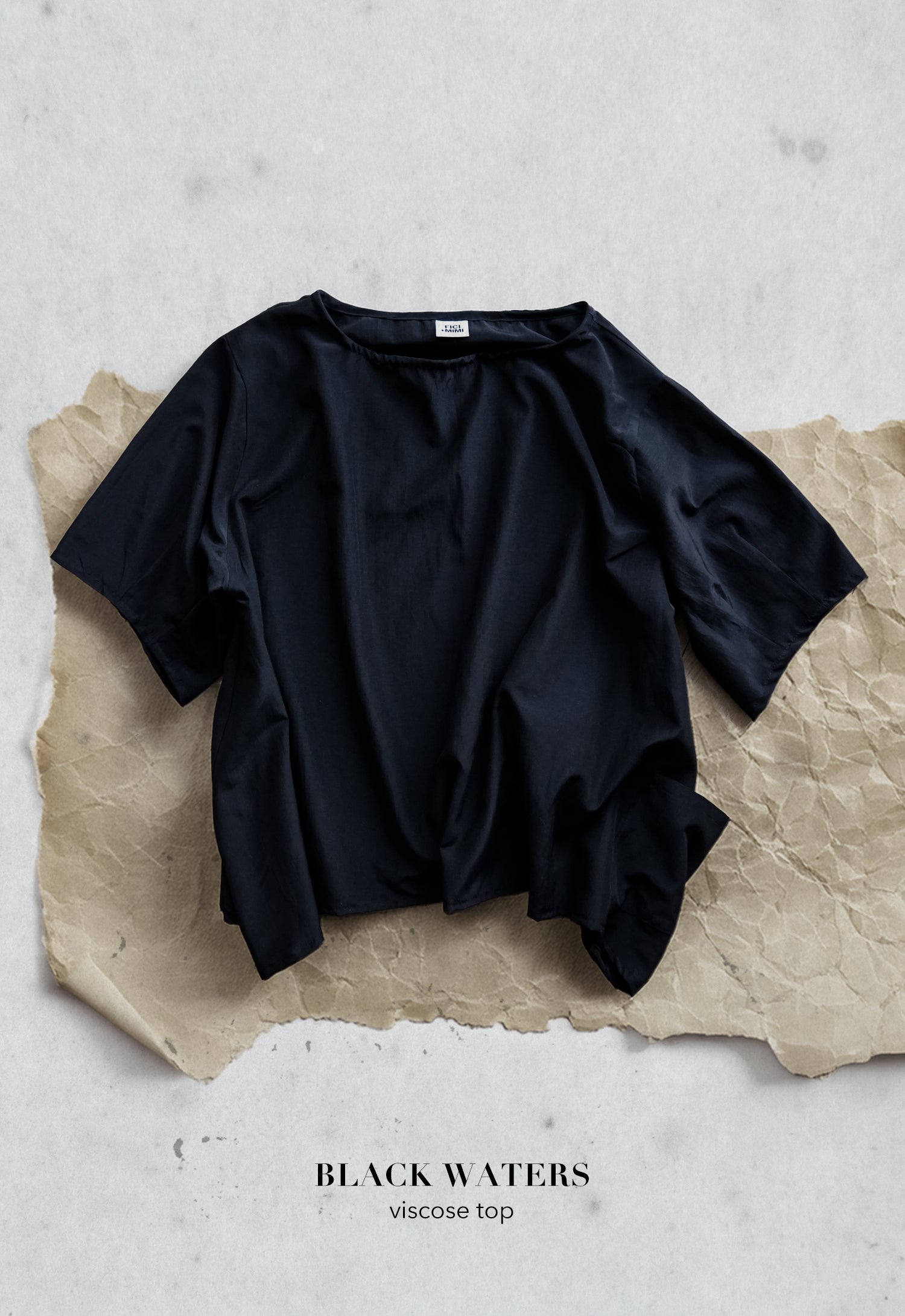 BLACK WATERS TOP