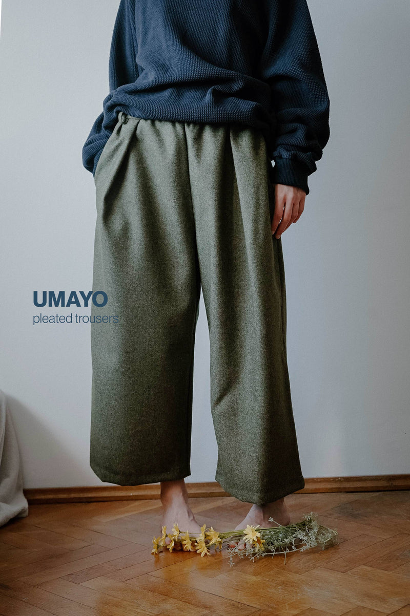 UMAYO WOOL TROUSERS