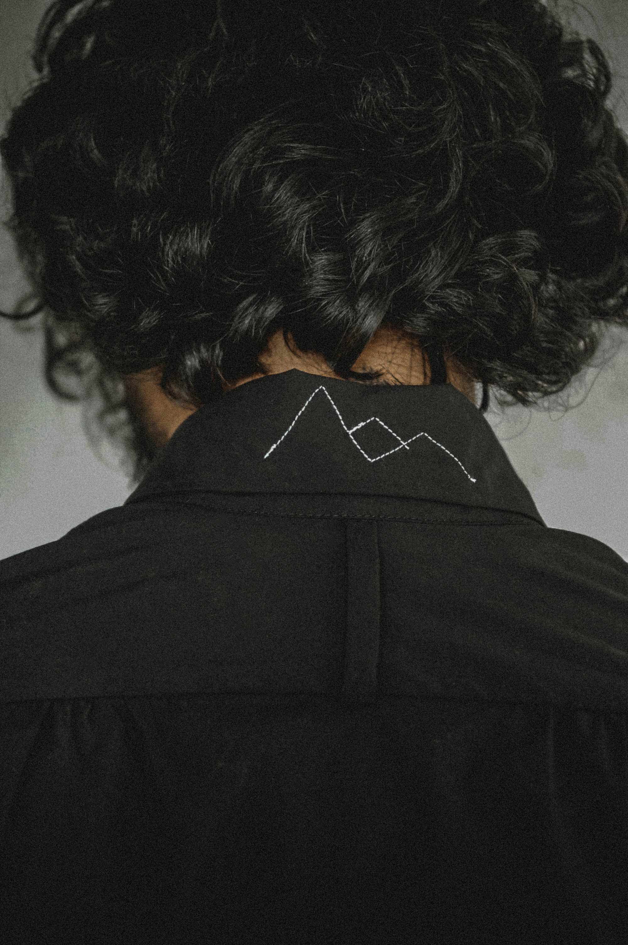 Oversized long-sleeve shirt