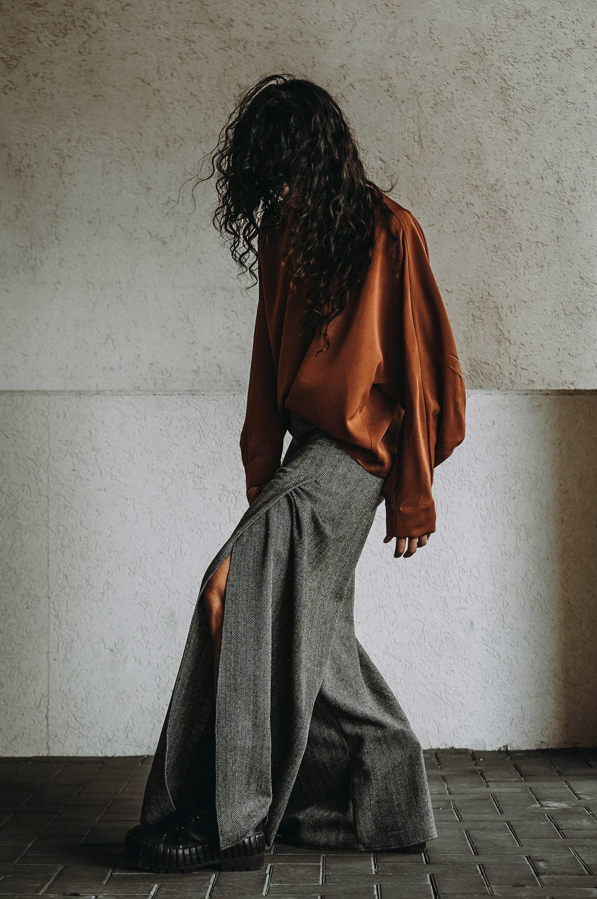 The Magnetic Needle Wool Trousers