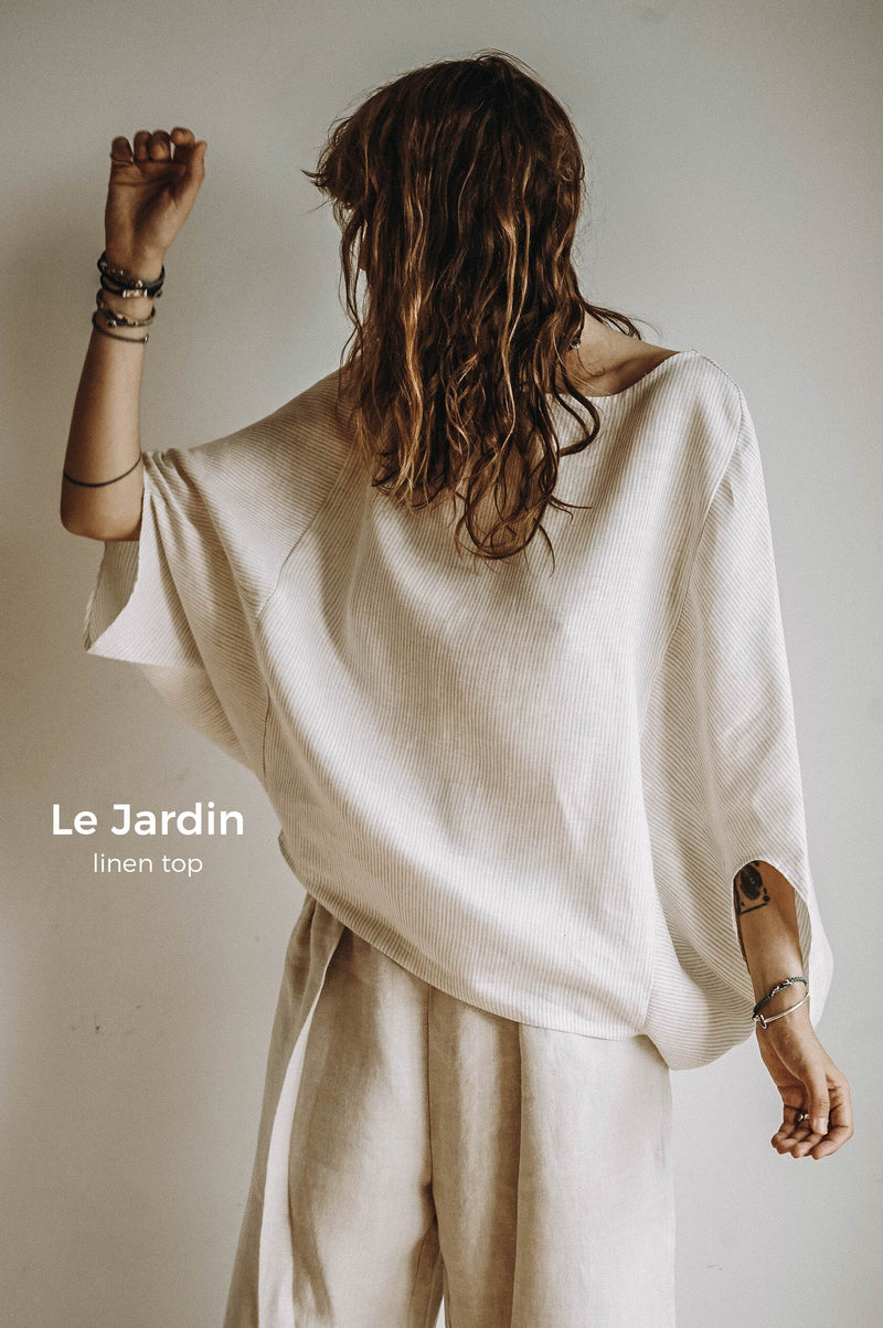 Le Jardin Linen Top