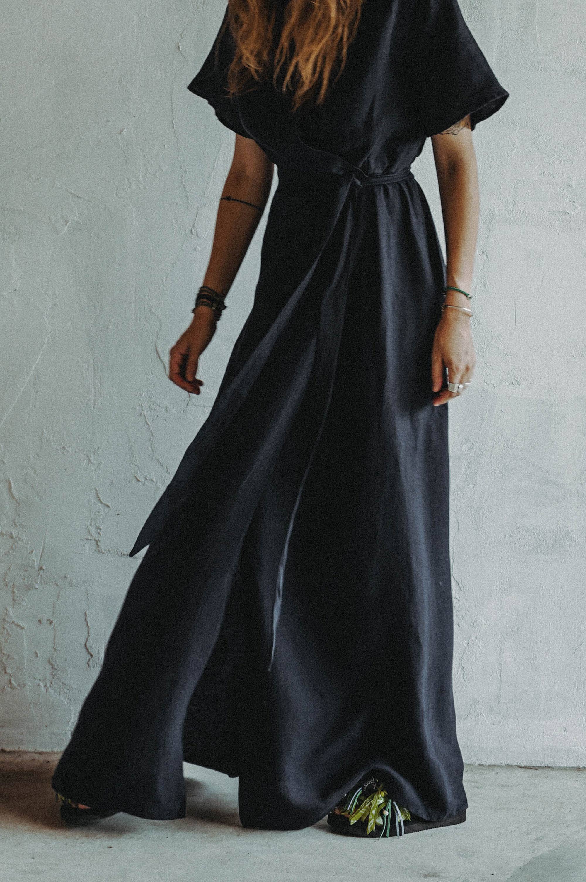 Sargasso Sea Linen Dress