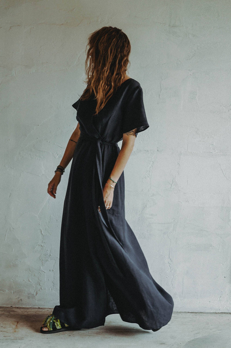 Sargasso Sea Linen Dress