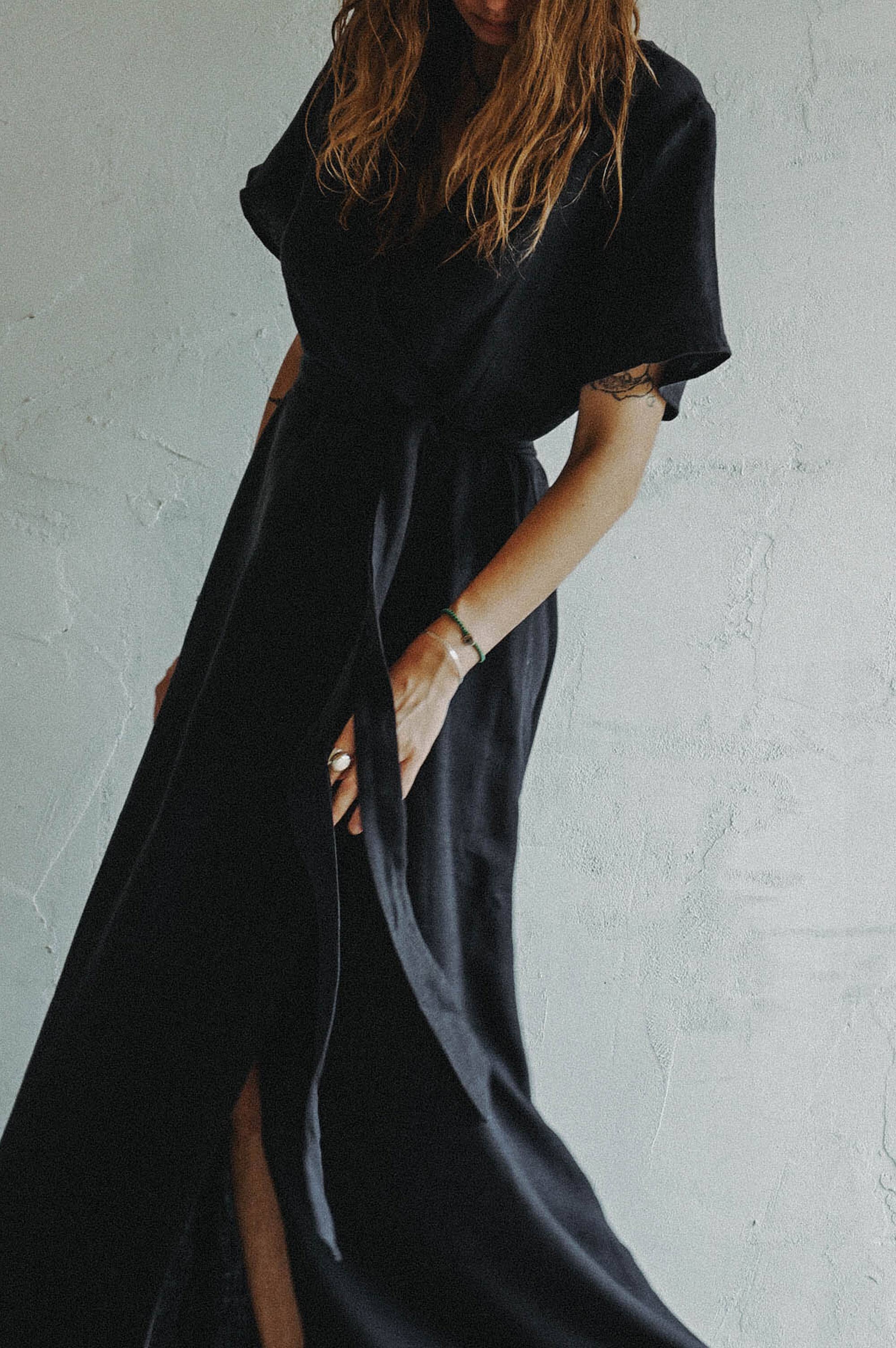 Sargasso Sea Linen Dress