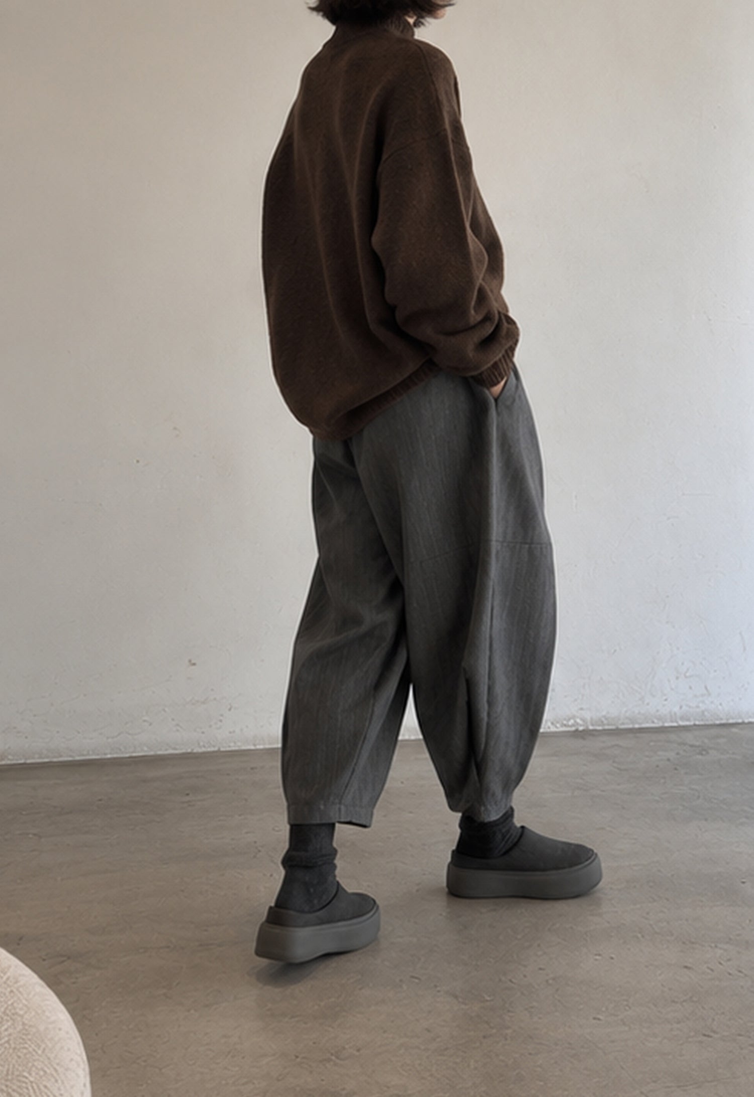 Elsewhere barrel-leg pants
