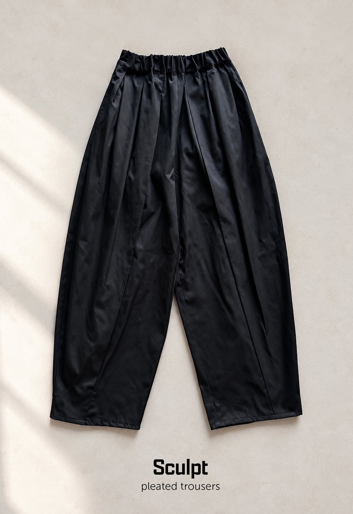 Sculpt Pleated Trousers