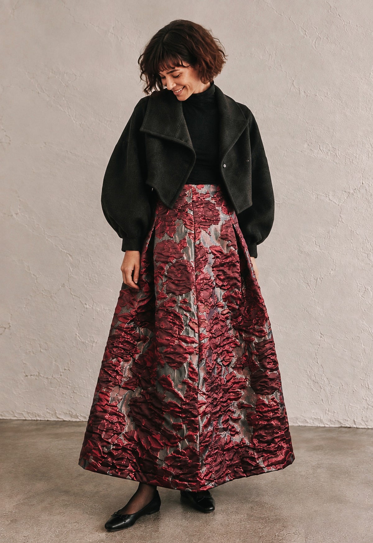 The Masquerade brocade skirt