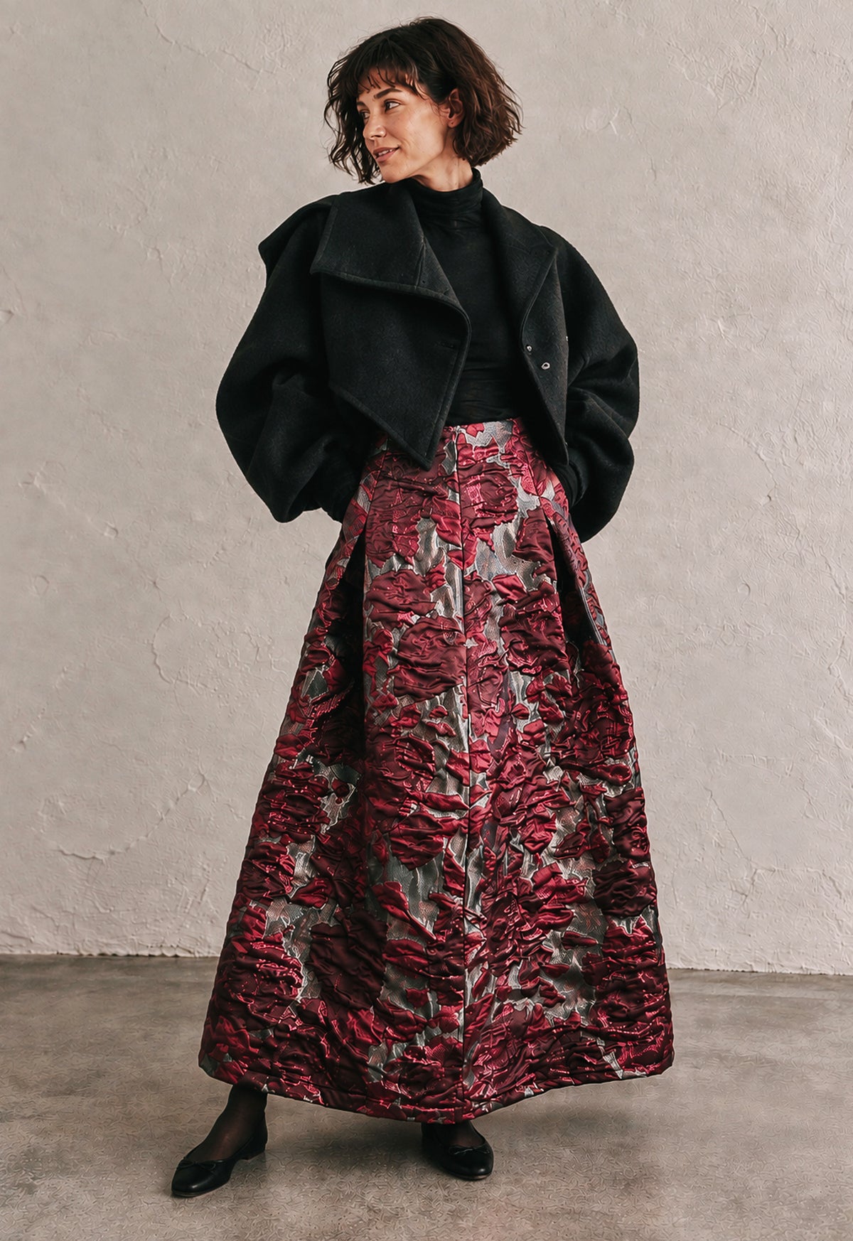 The Masquerade brocade skirt