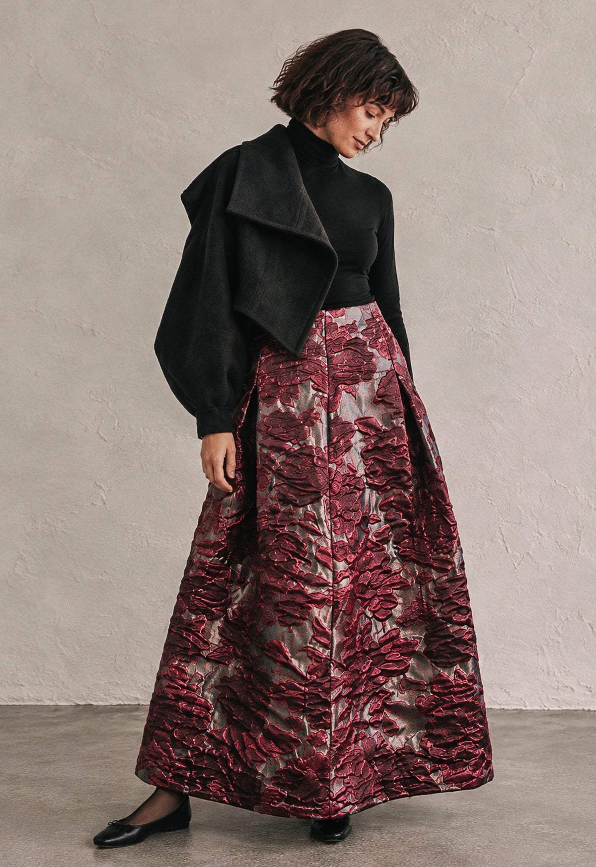 The Masquerade brocade skirt