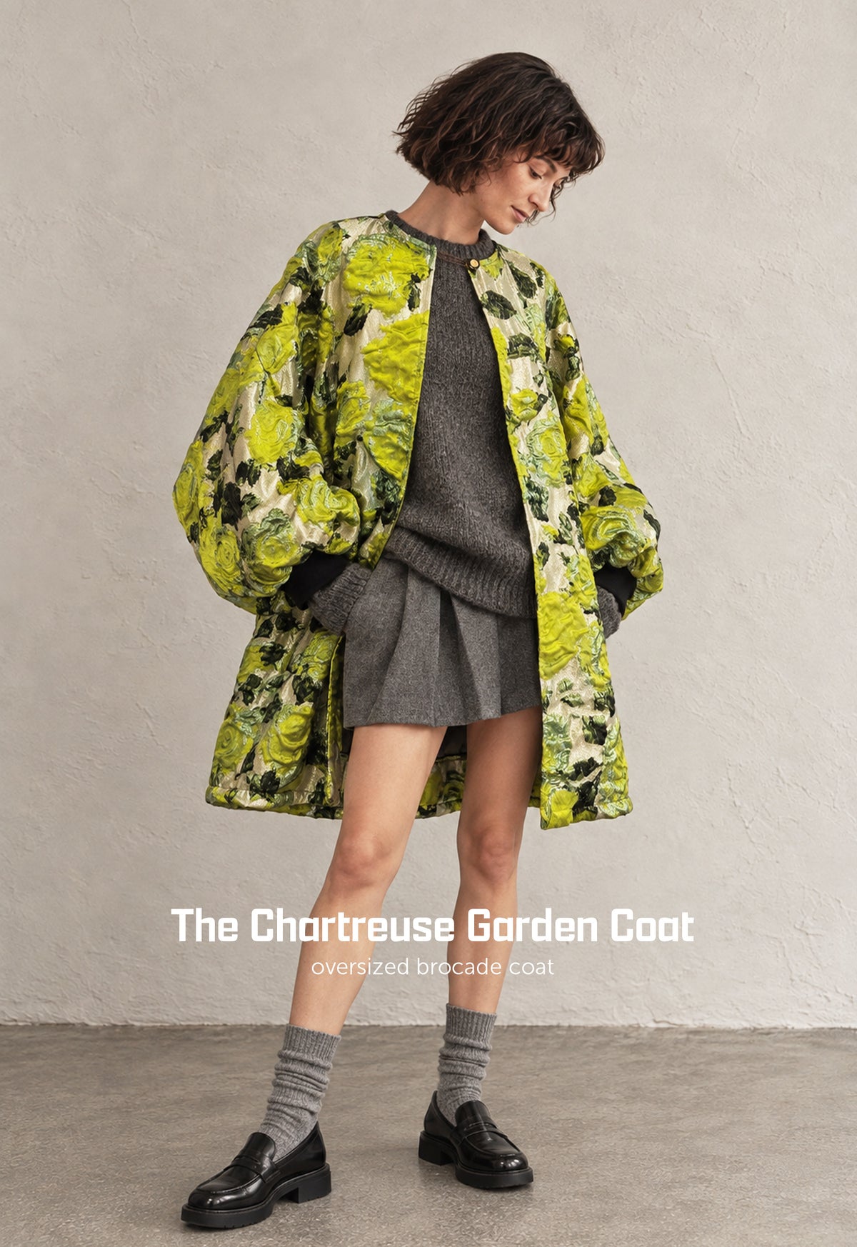 The Chartreuse Garden Coat