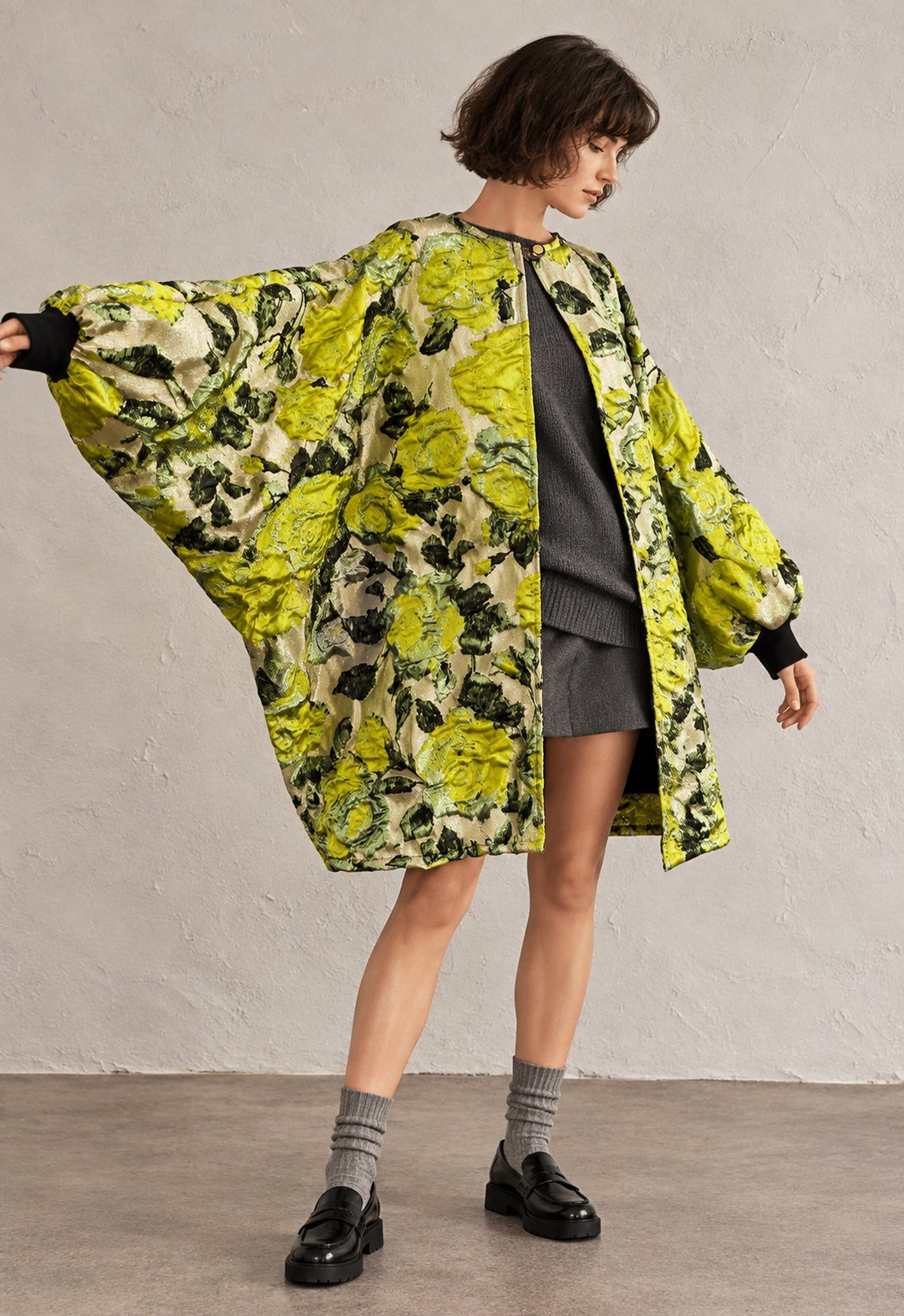 The Chartreuse Garden Coat