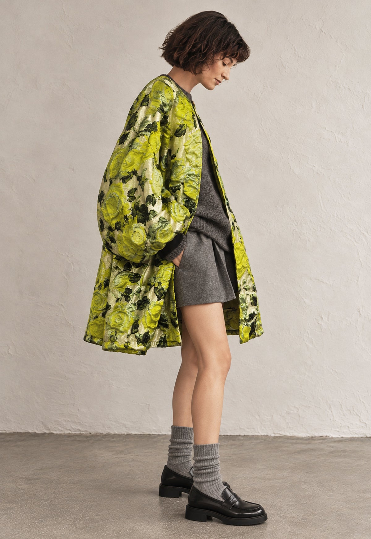 The Chartreuse Garden Coat