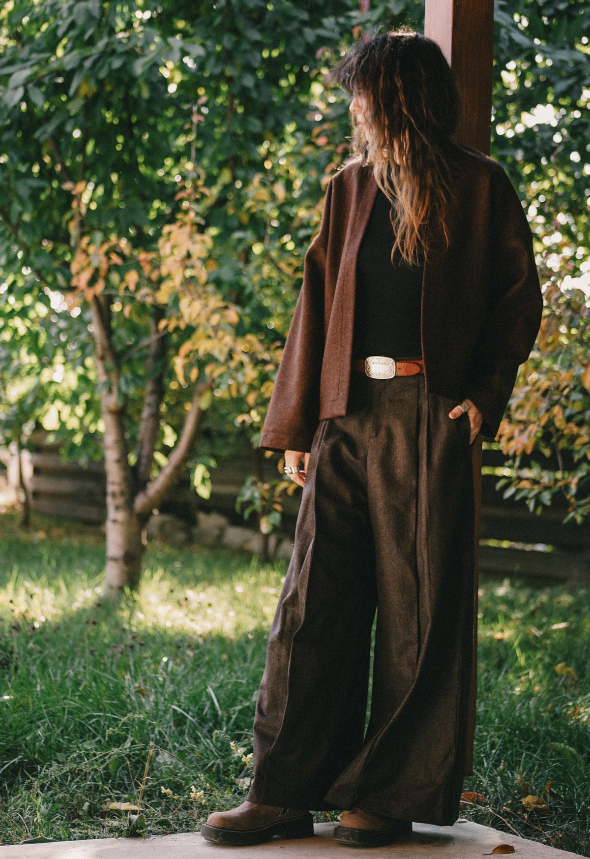 The Pilgrim Boiled Wool Coat