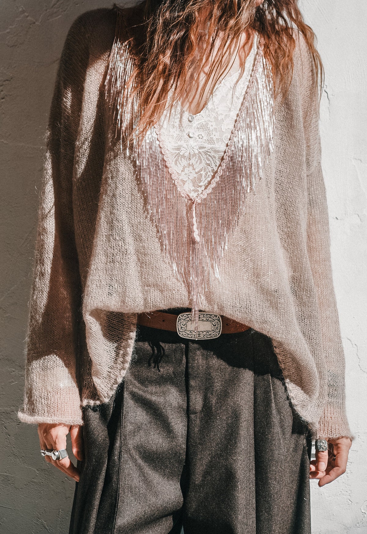 The Afterglow Mohair Sweater