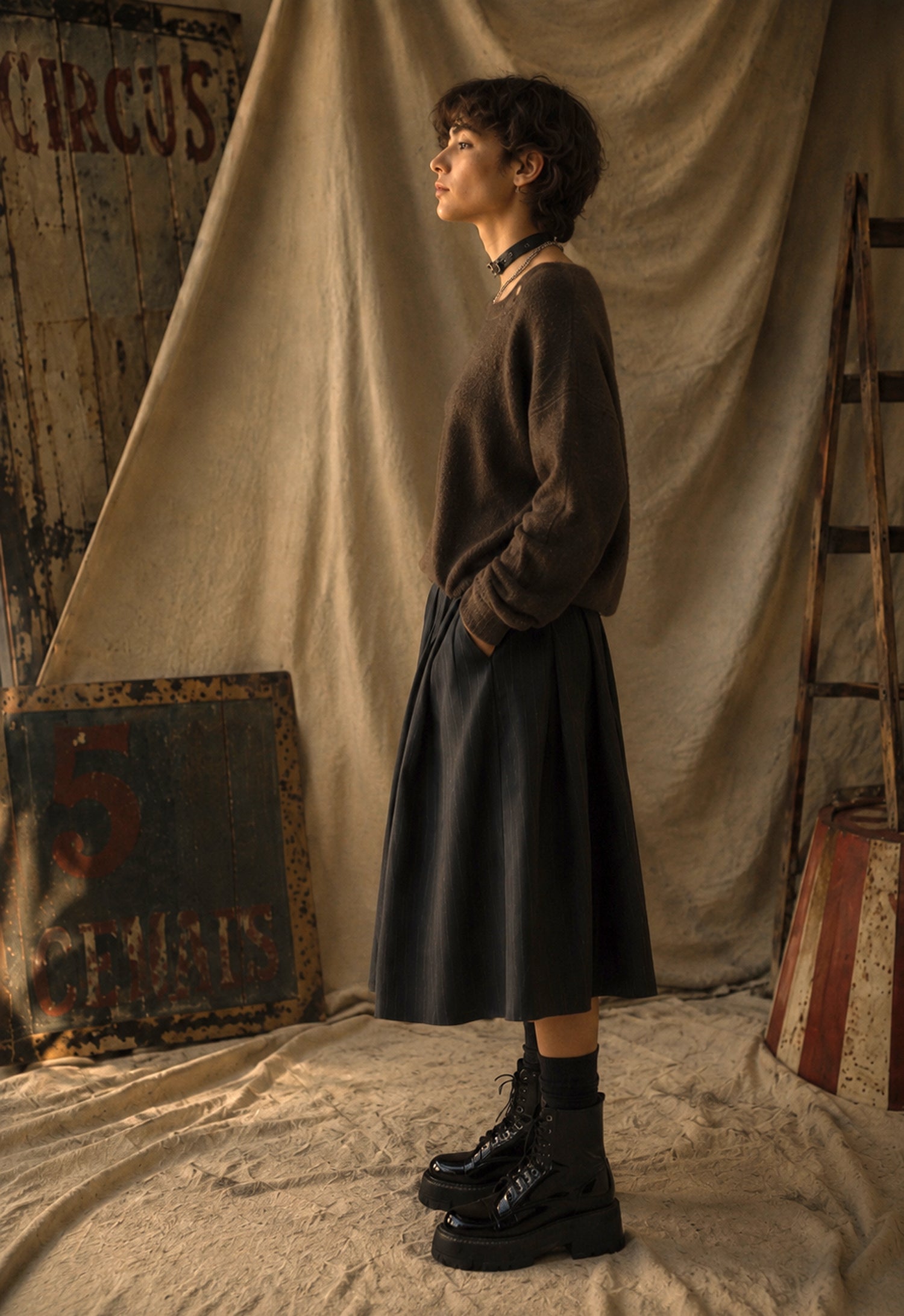 The Backstage Pleated Skirt